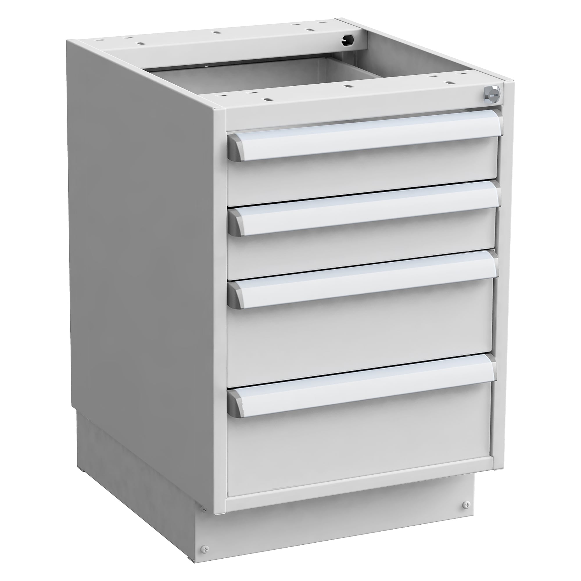 Drawer unit 45/56-2 with plinth, ESD, 2x100/2x150 mm drawers - Treston 60649202