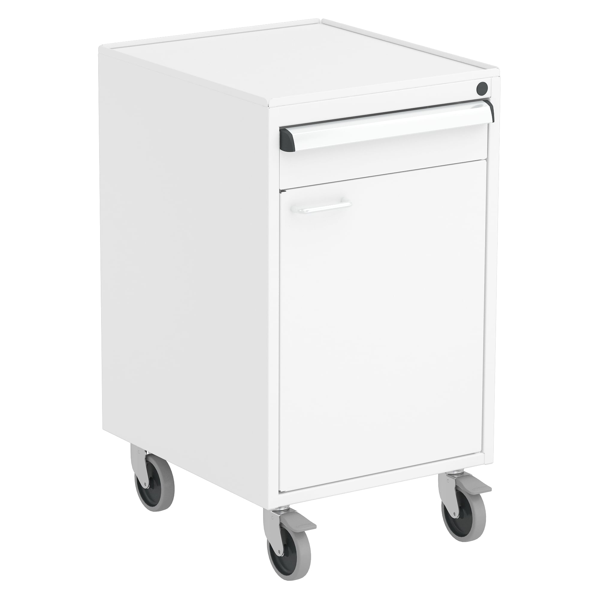 Armoire à tiroir 45/66 avec porte droite et roulettes, 450x520x800 mm, ESD - Treston 60749308