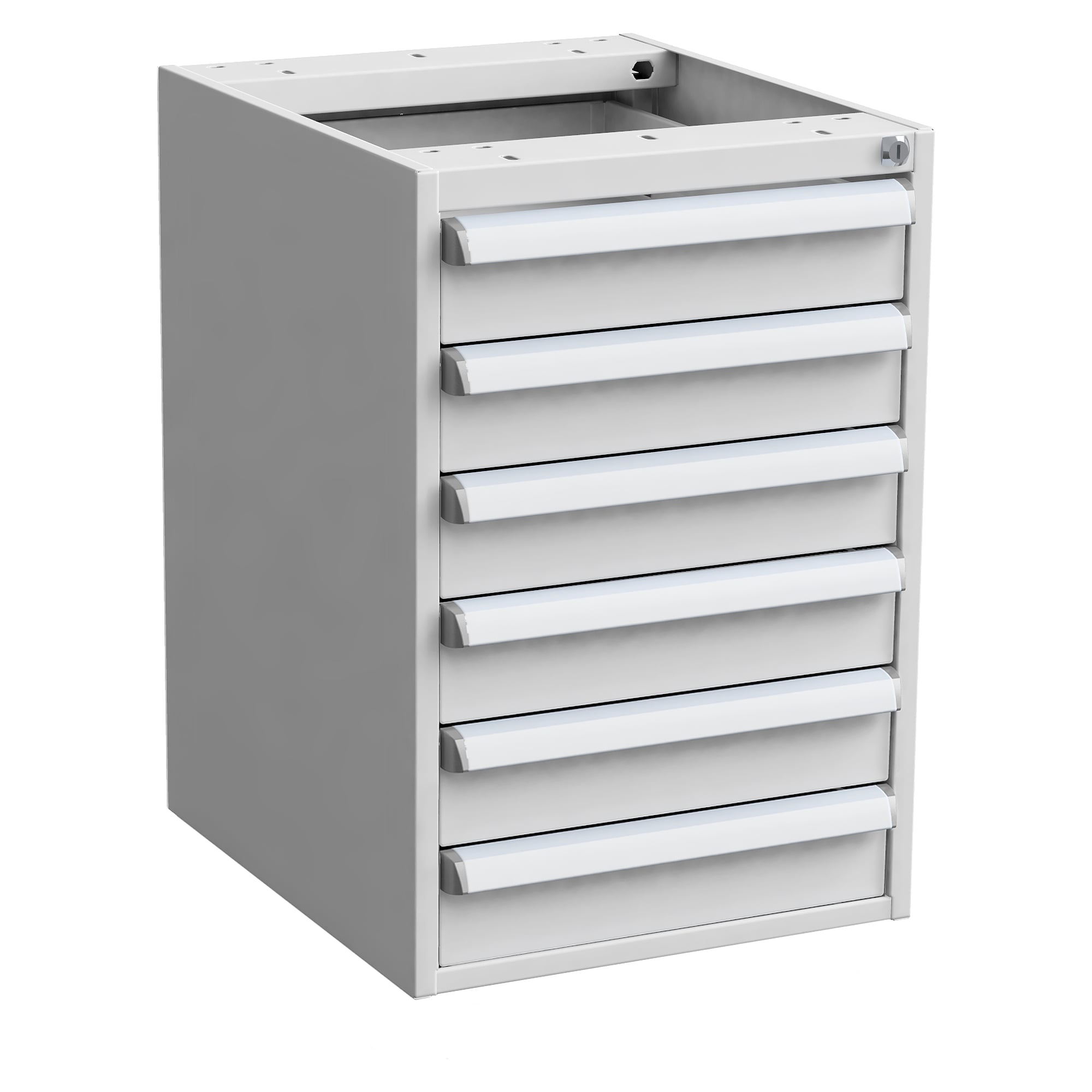 Drawer unit 45/66-1 ESD, 450x520x660 mm, 6x100 mm drawers - Treston 60749101