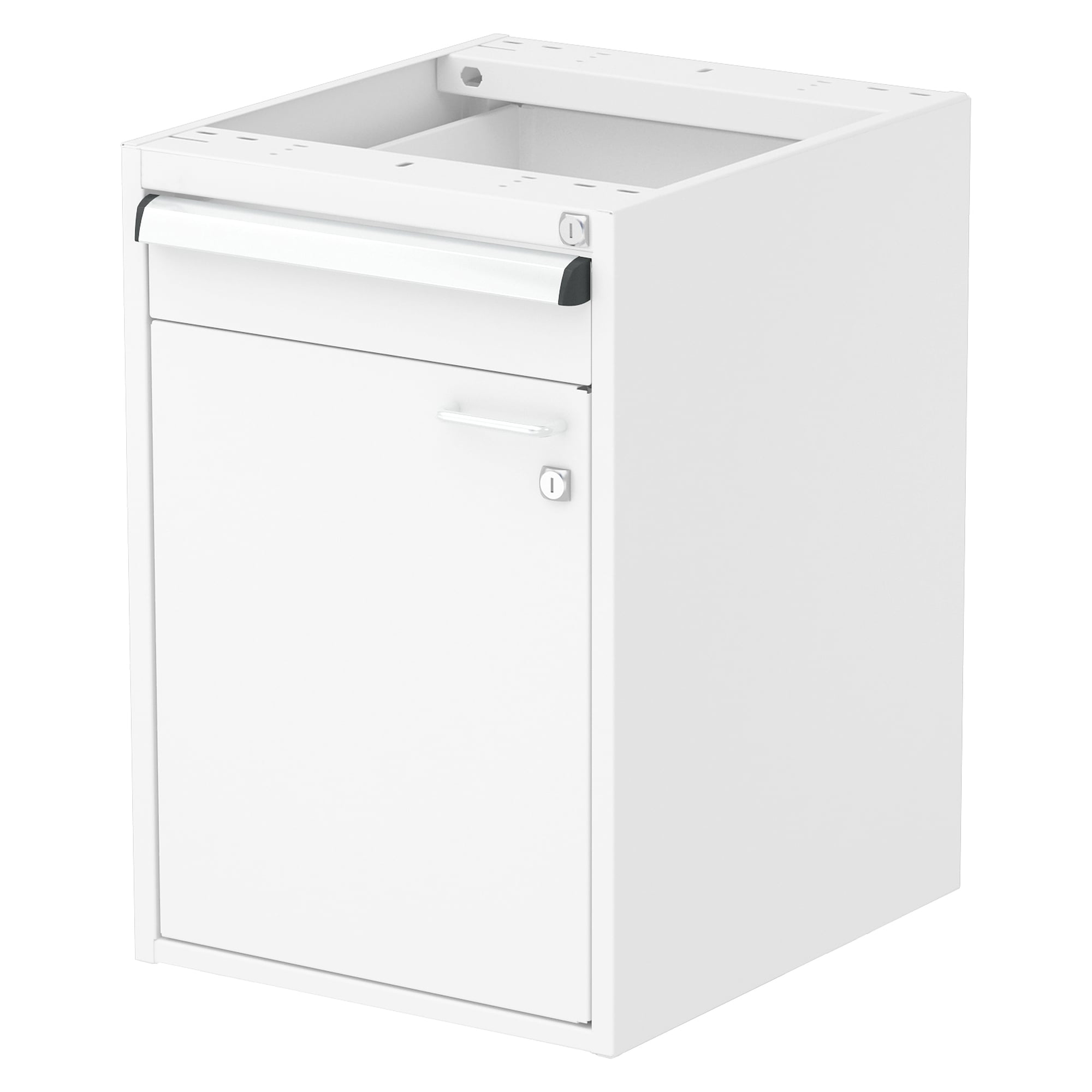 Drawer cabinet 45/66 Standard with lockable left-hand door, 450x520x660 mm, ESD - Treston 60749111