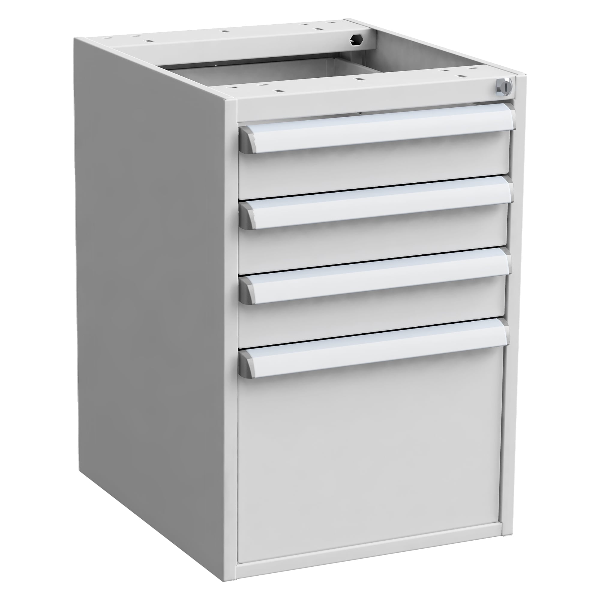 Schubladenblock 45/66-12 Standard, 450x520x660 mm, 3x100 und 1x300 mm, ESD - Treston 60749112