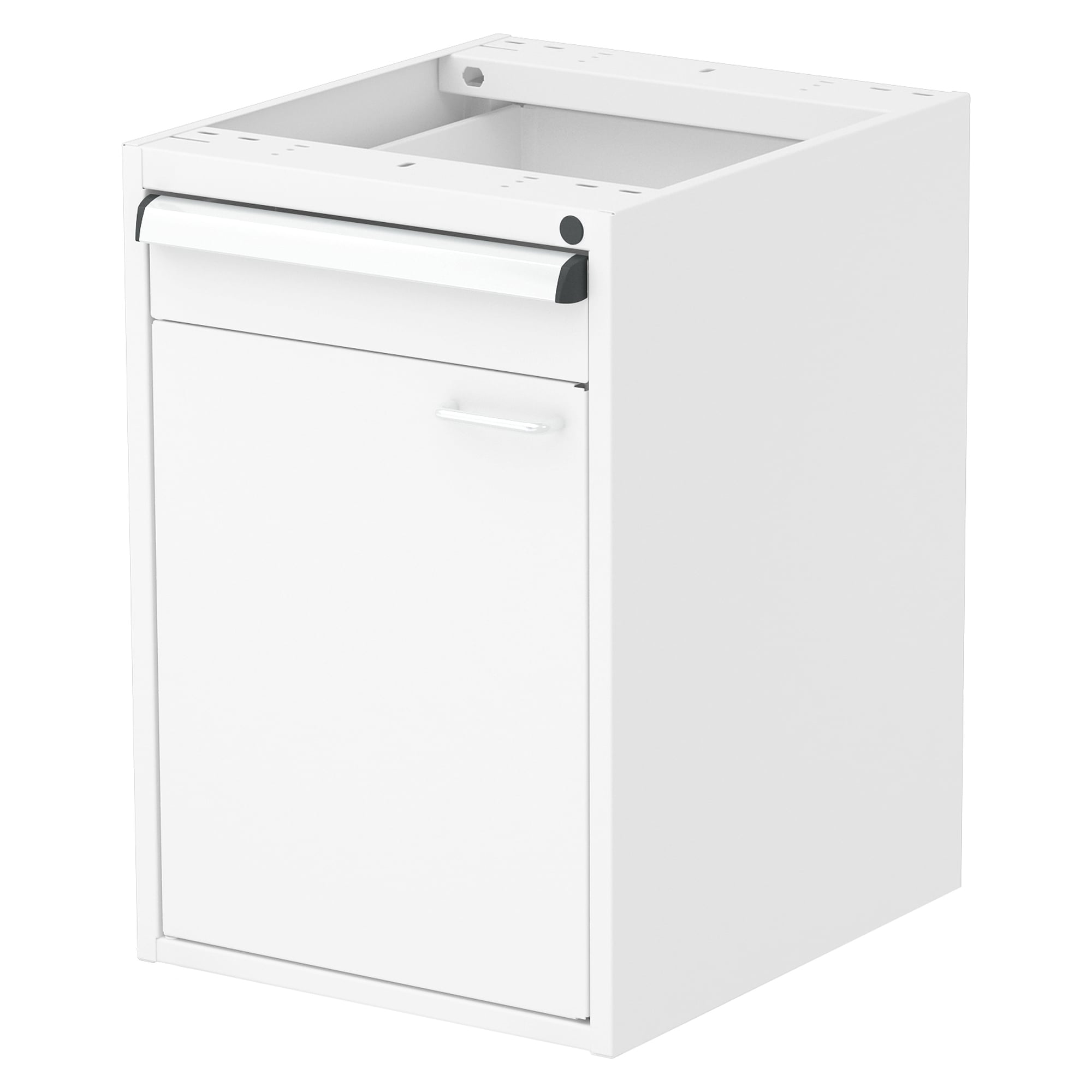 Drawer cabinet 45/66 ESD, 450x520x660 mm, 1x100 mm drawer, door left - Treston 60749109