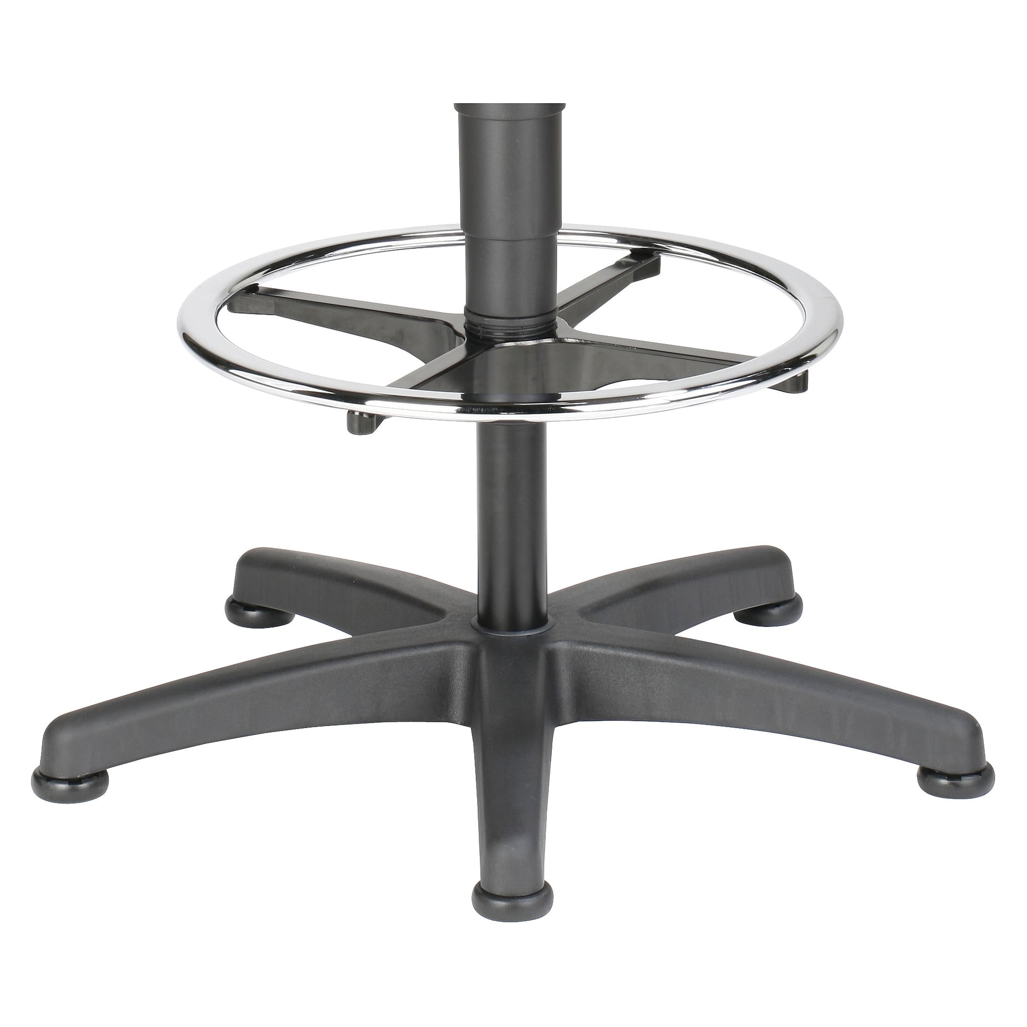 Chrome-plated foot ring for work chairs, diameter 470 mm, ESD - Treston CRING