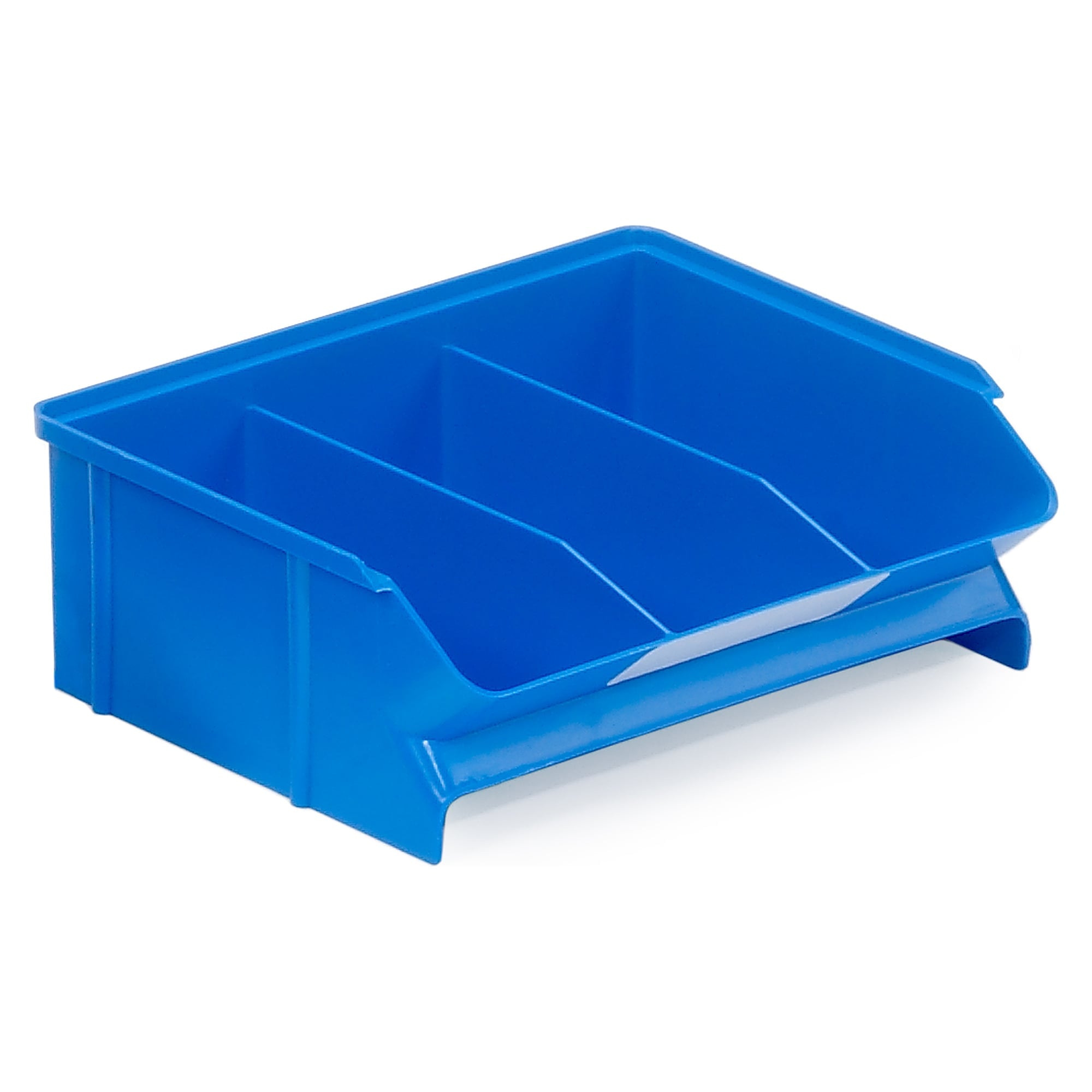 Picking bin 198x160x70 mm, blue, 2 fixed dividers - Treston 30-23L-6