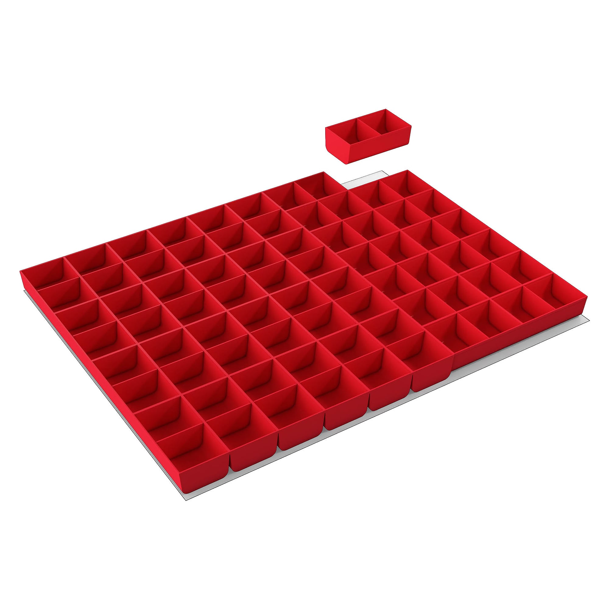 Insert à bacs de préhension pour bloc tiroirs 90, hauteur tiroir 75 mm - Treston 851870-00
