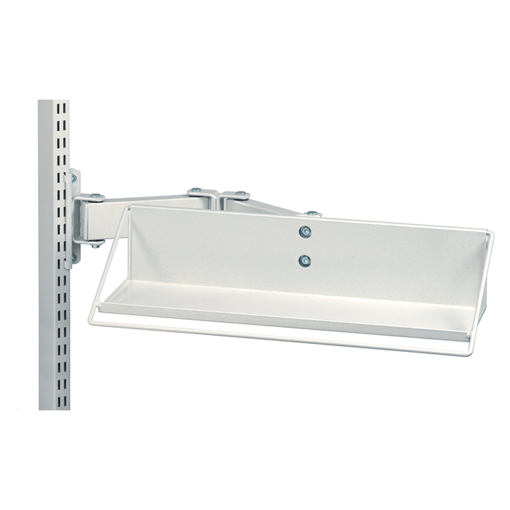 Ablage für Greifschalenregal mit Doppelgelenkarm, ESD, 600x220x125 mm - Treston 92849006P