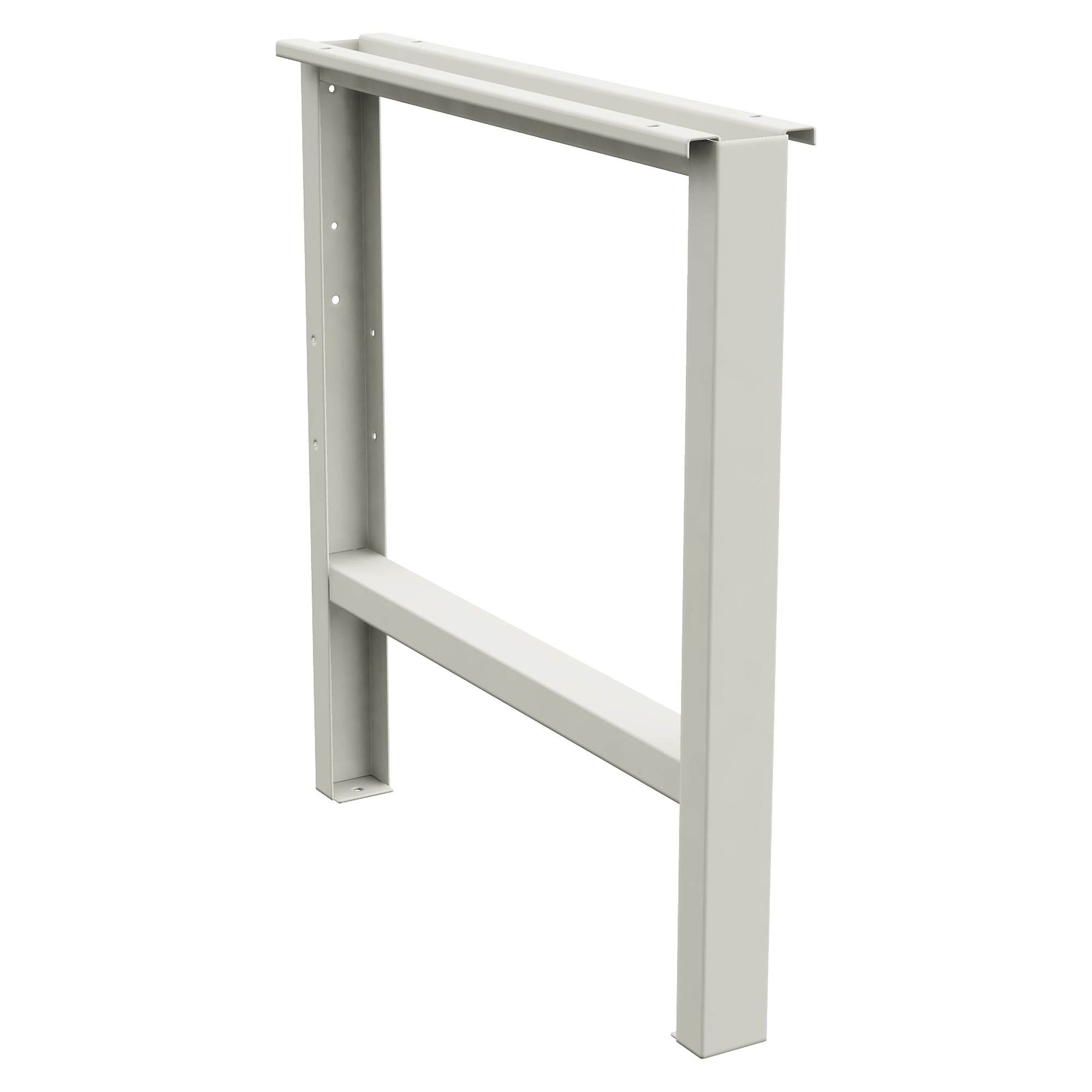 Fußteil für Werkbank, Tiefe 750 mm, feste Höhe 800 mm - Treston 836303-49