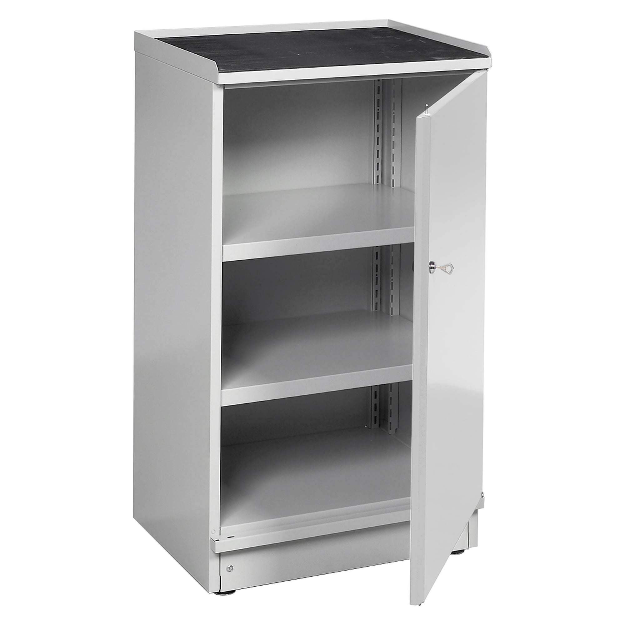 Industrial cabinet combination 55/100-1 grey, ESD, incl. 2 shelves - Treston C30149001