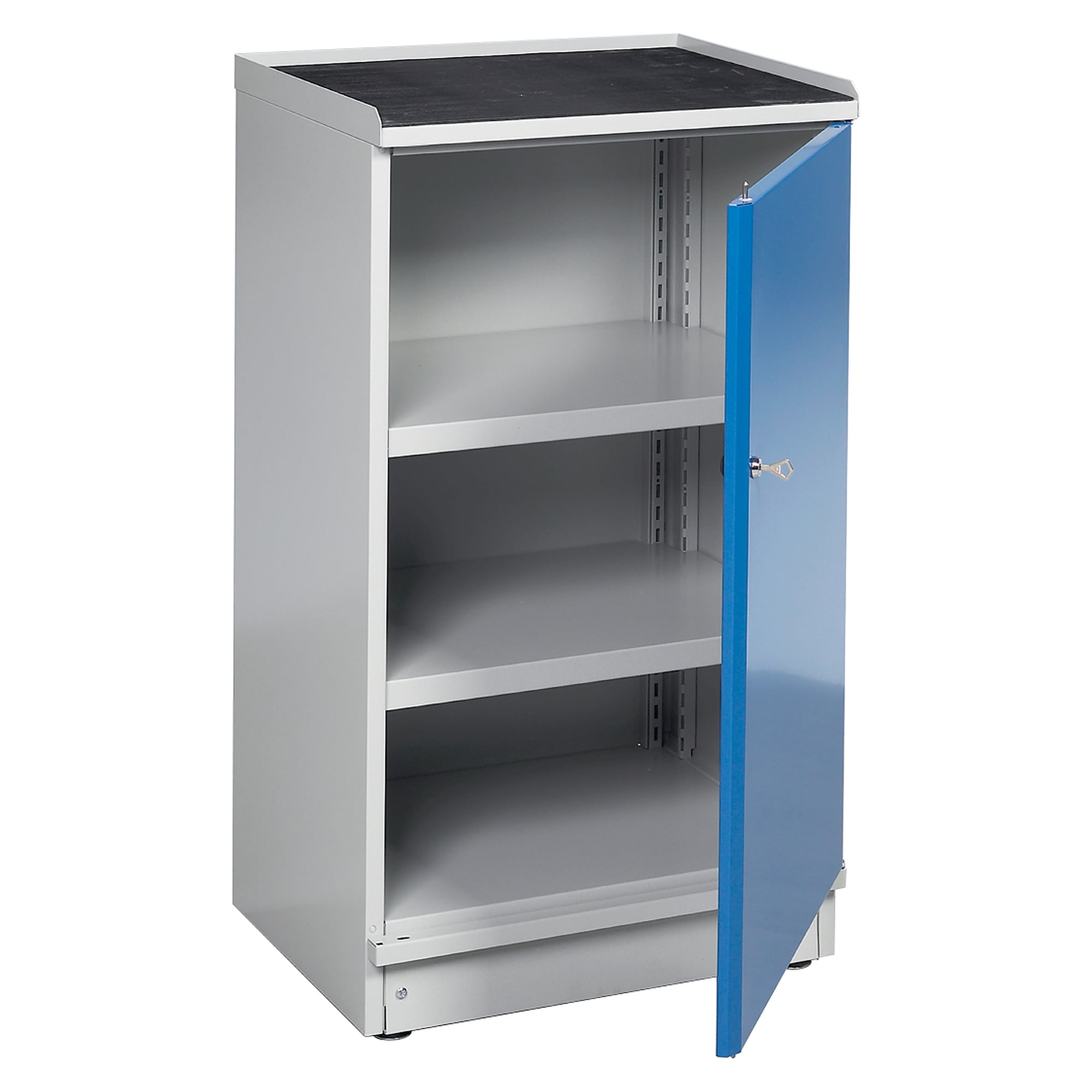 Industrial cabinet combination 55/100-1, 550 x 425 x 1000 mm, with blue door - Treston C30107001