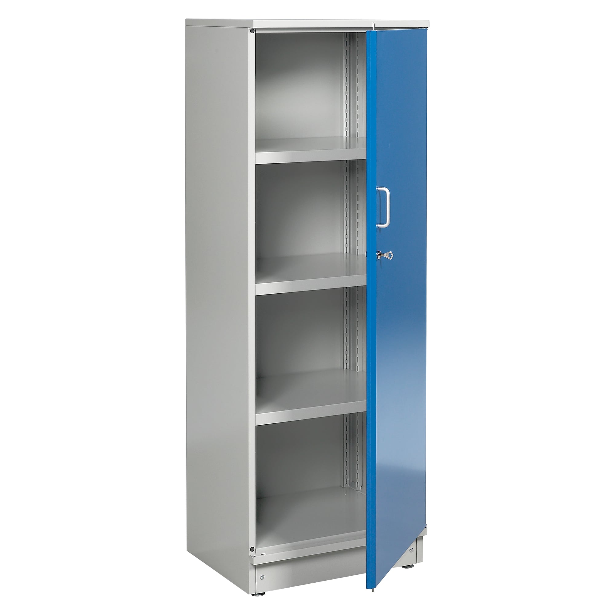 Industrial cabinet combination 55/160-1, 550 x 425 x 1600 mm, with blue doors - Treston C30307001
