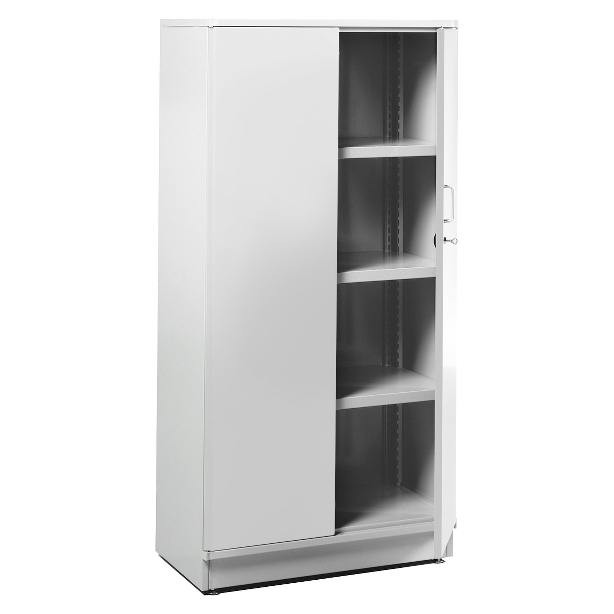Industrial cabinet combination 80/160-1 ESD, grey, 3 steel shelves 80 - Treston c30749001