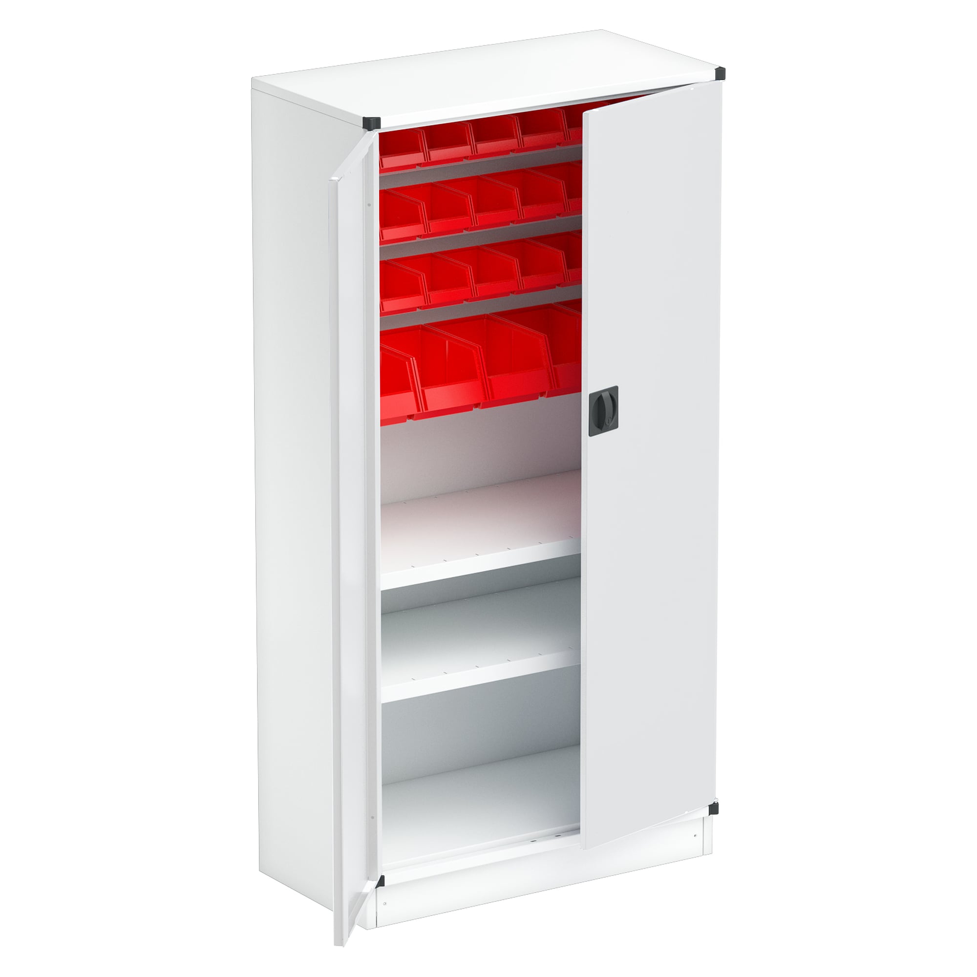 Industrieschrank-Kombination 80/160-2 ESD grau (RAL 7035) - Treston C30749102