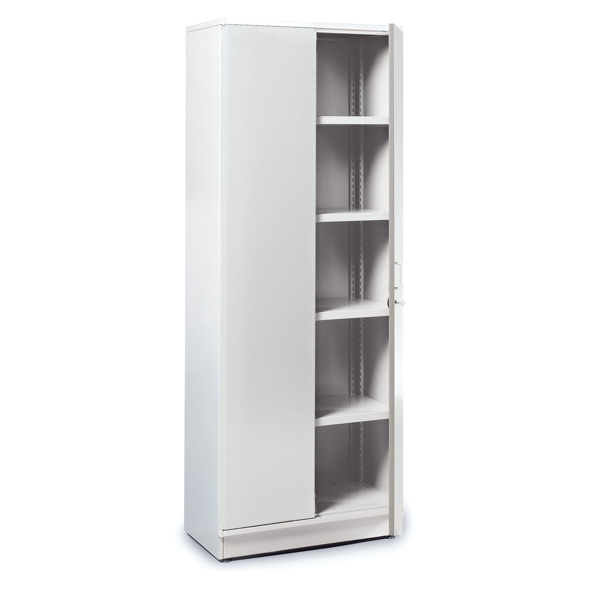 Industrial cabinet combination 80/200-1 with 4 shelves, grey, ESD - Treston C30949001