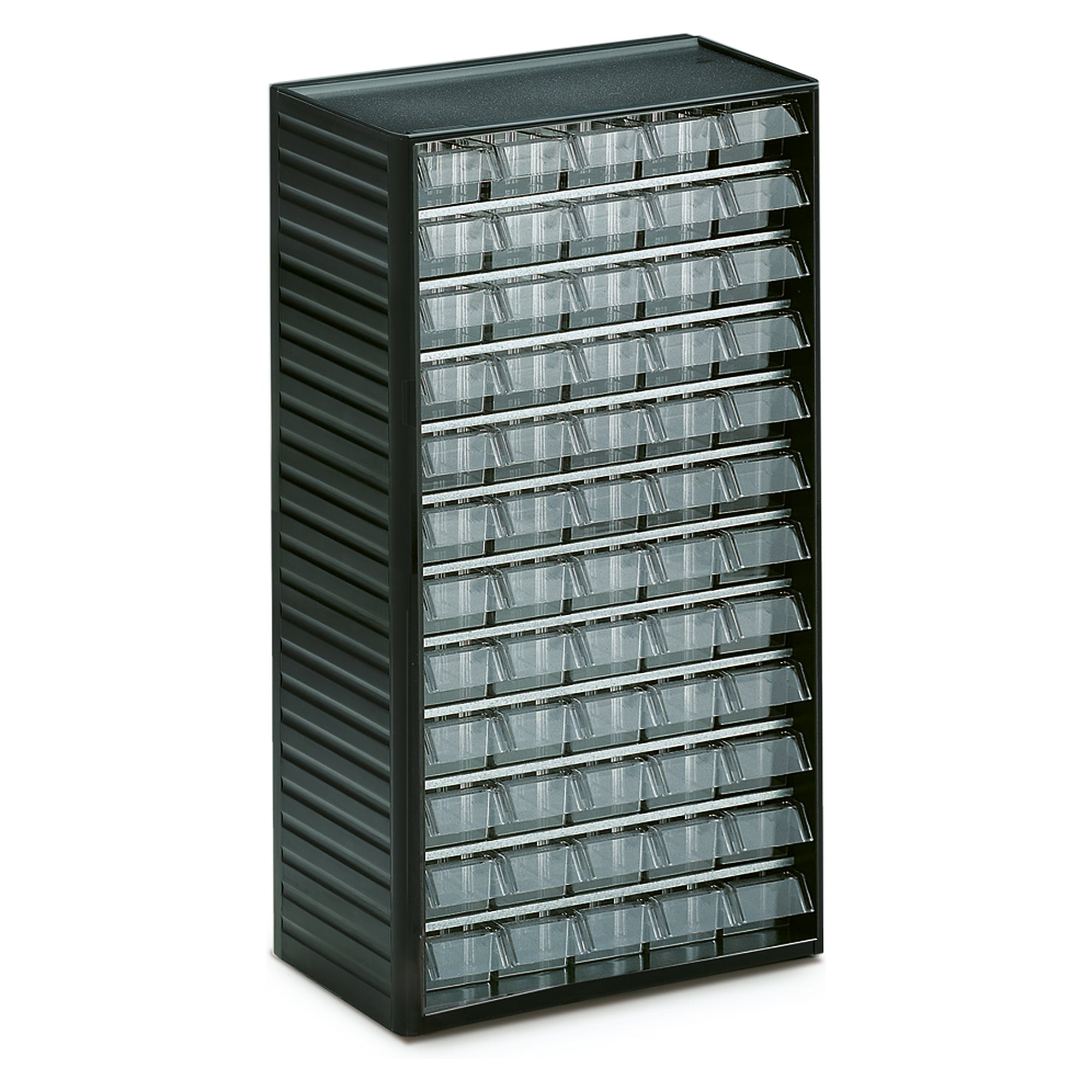 Kleinteilemagazin 310x180x550 mm mit 60 glasklaren Schubladen L-00 - Treston 550-3