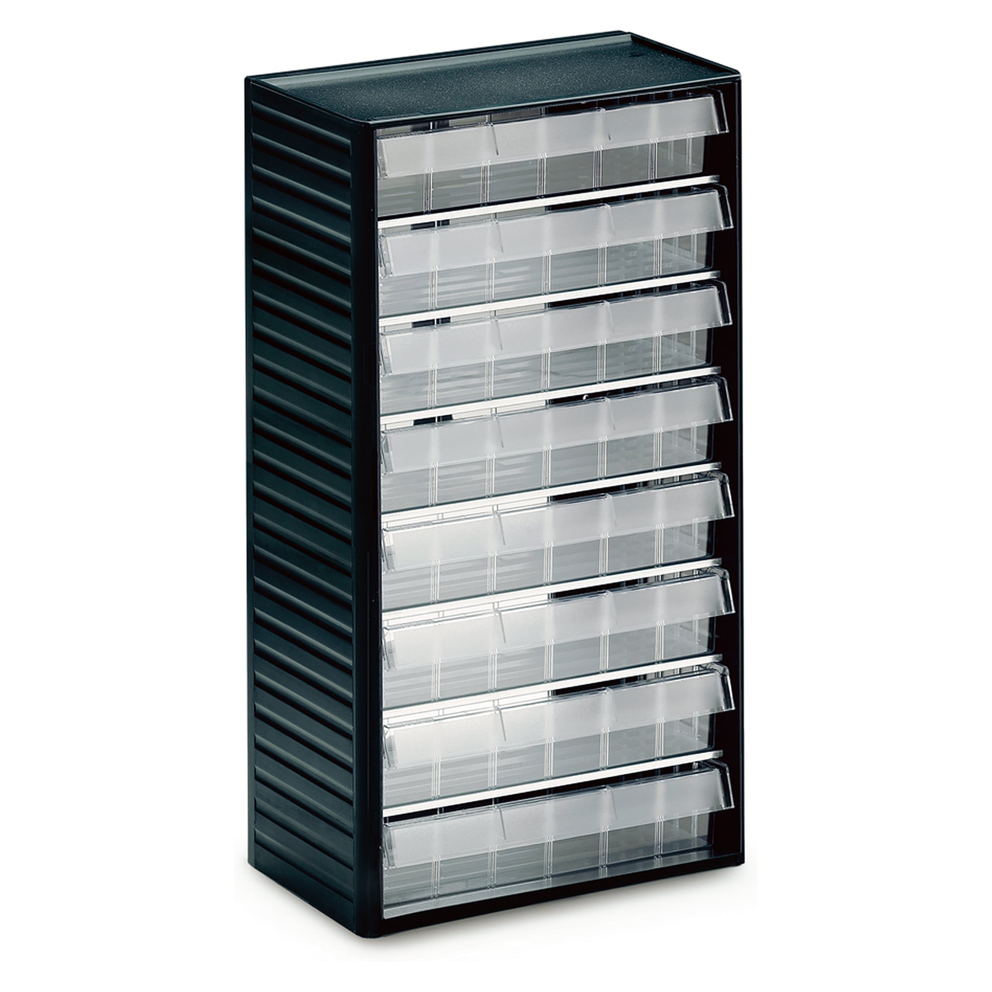 Kleinteilemagazin 310x180x550 mm mit 8 glasklaren Schubladen L-06 - Treston 556-3