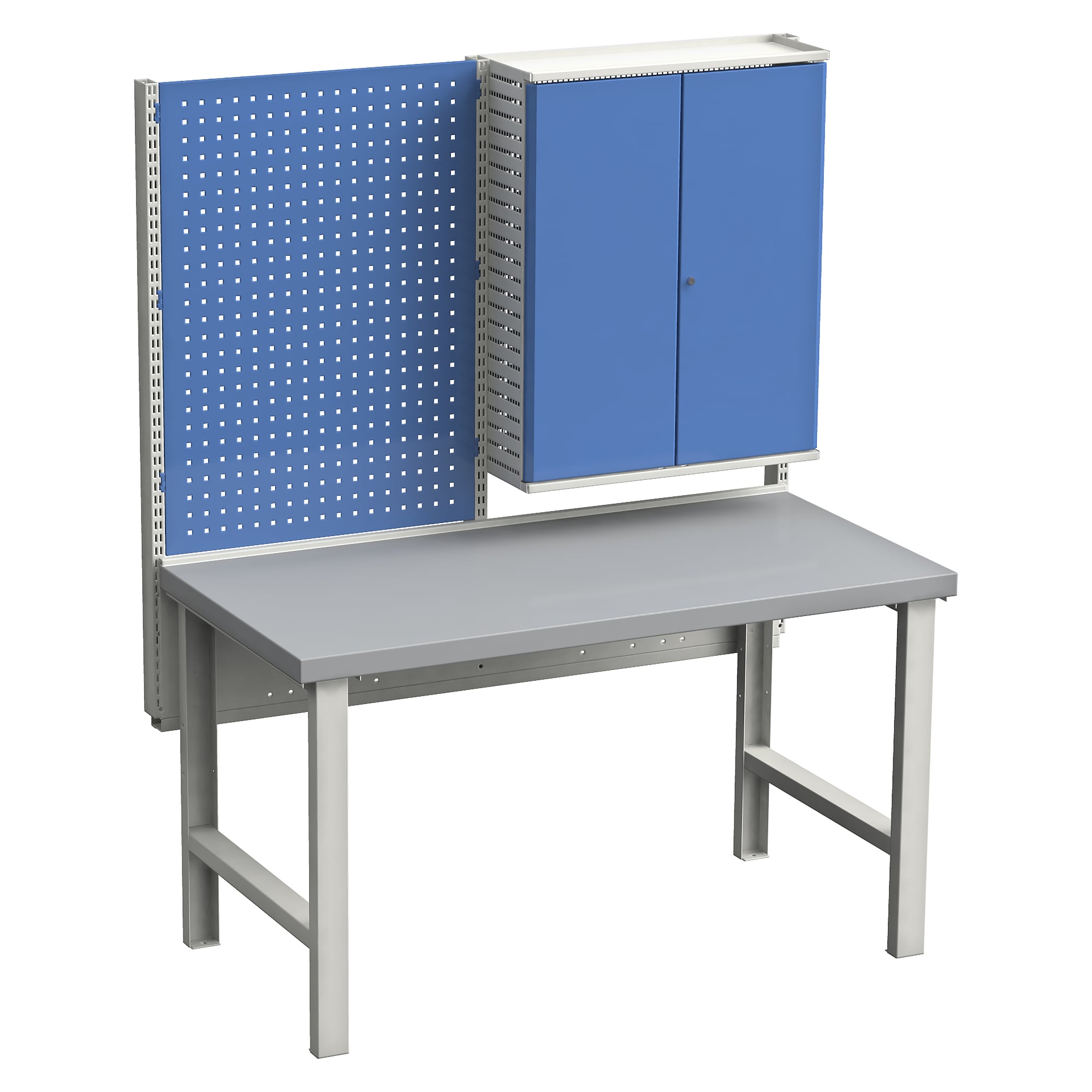 Établi Workshop 4 plateau acier 1500 x 750 mm, charge 1000 kg - Treston C13041507