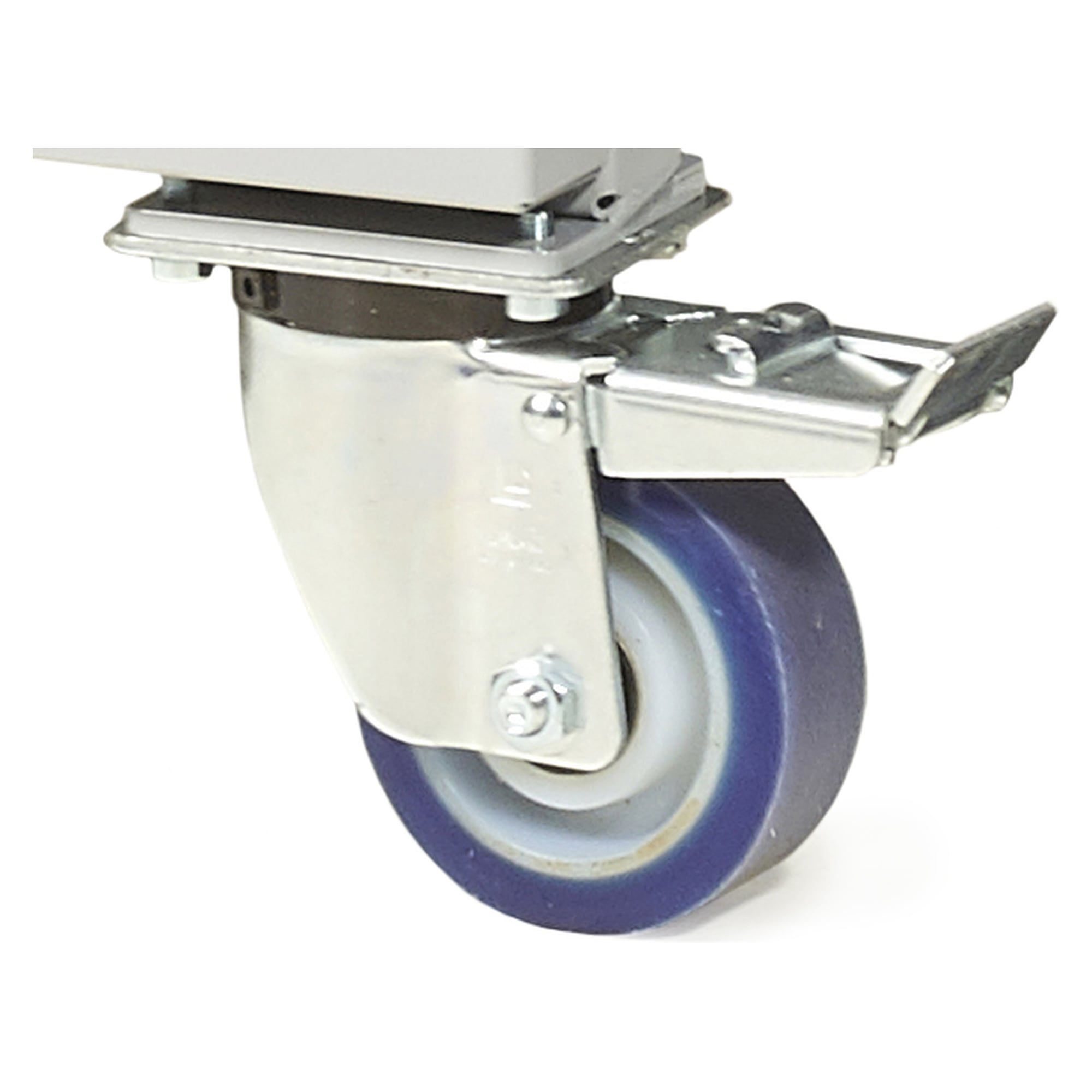 Lenkrolle mit Bremse Ø 100 mm für H-Fuß der Workshop-Werkbank, 250 kg - Treston 1987
