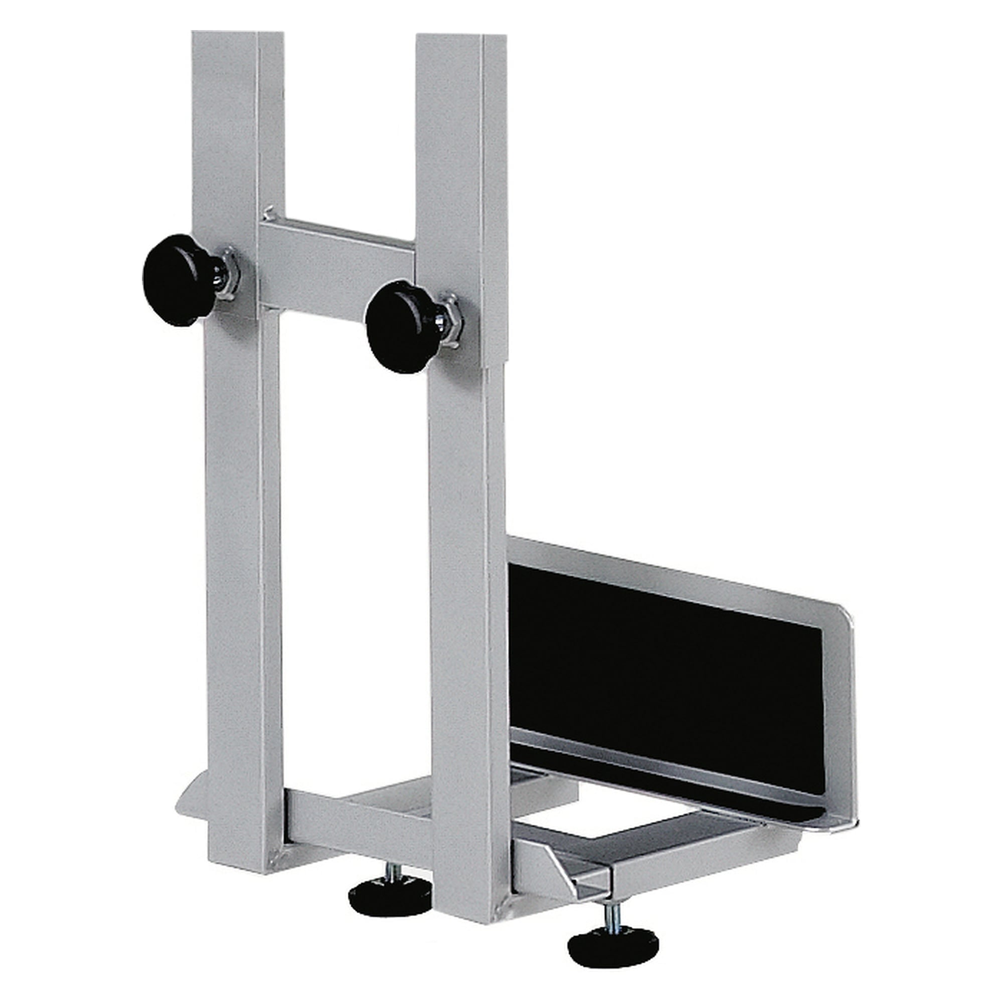Support PC pour montage vertical ou horizontal de l'unité centrale sous le plateau - Treston CPU