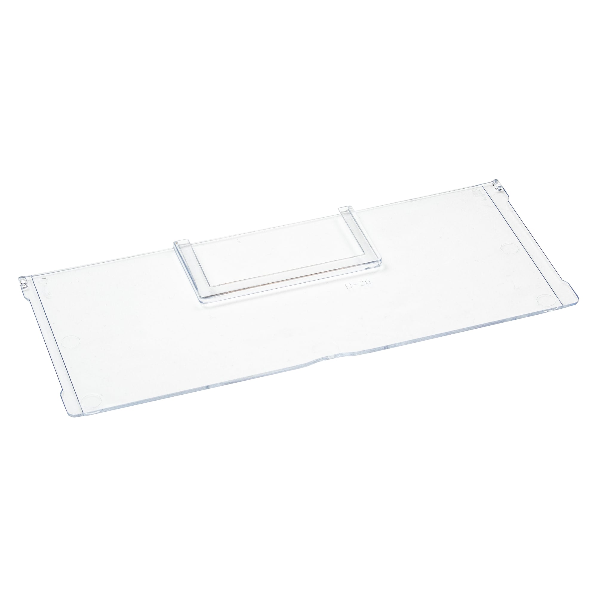 Cloison transversale pour tiroirs 3020, 4020, 5020, 6020, transparent cristal, 10 pièces - Treston D-20