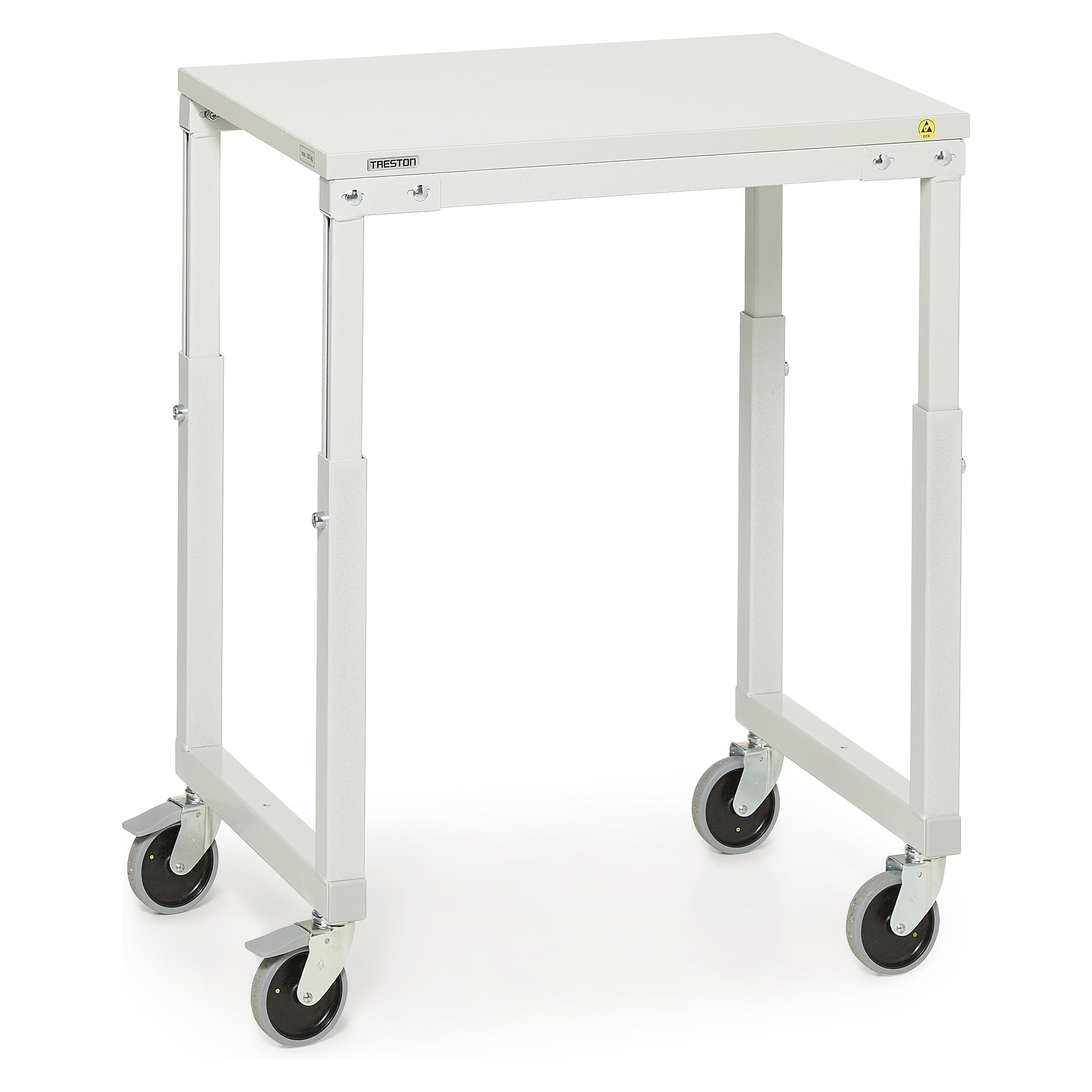SAP-Tischwagen ESD 700x500 mm, höhenverstellbar 650-900 mm, 150 kg - Treston SAP507 ESD