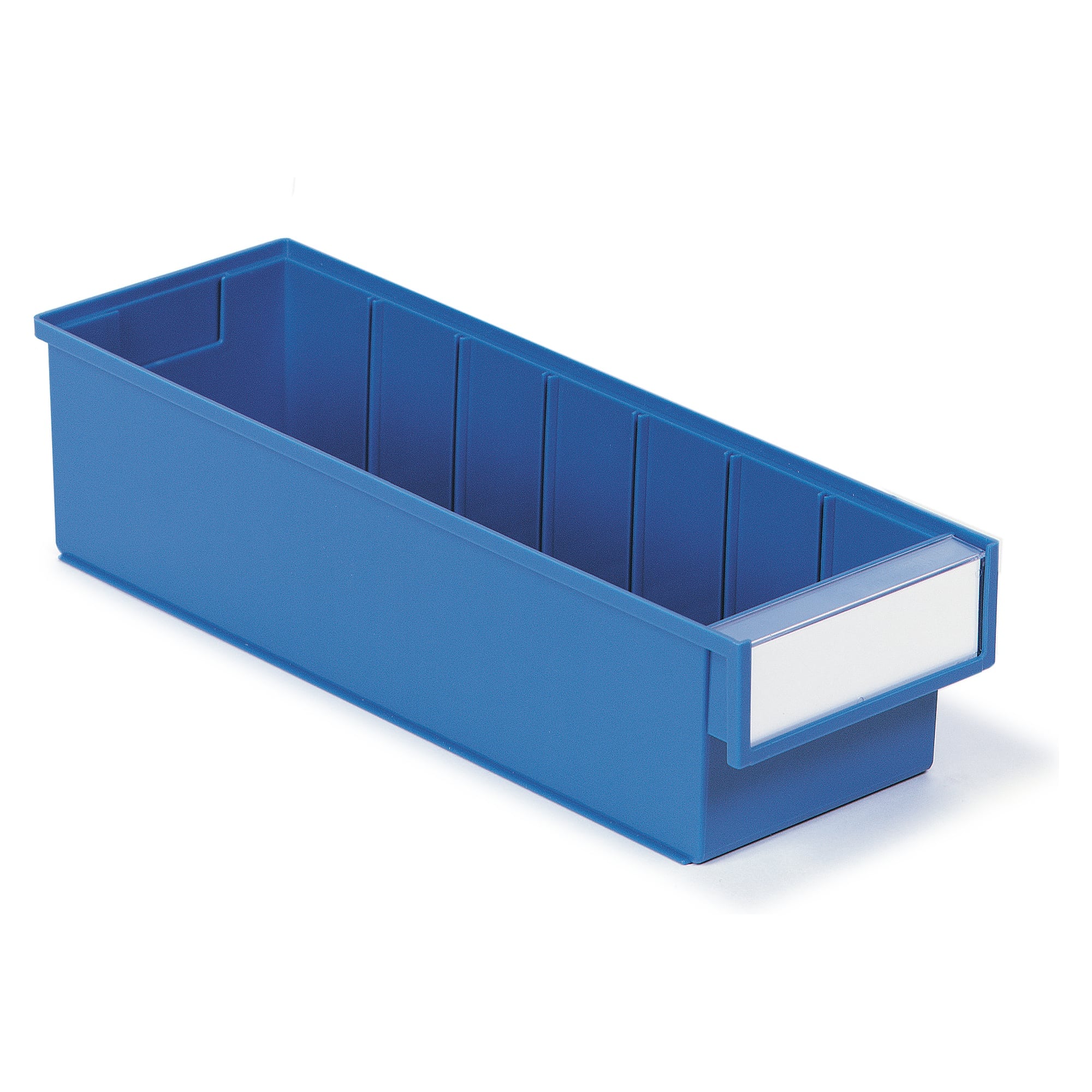 Shelf bin 132x400x100 mm blue, polypropylene - Treston 4015-6