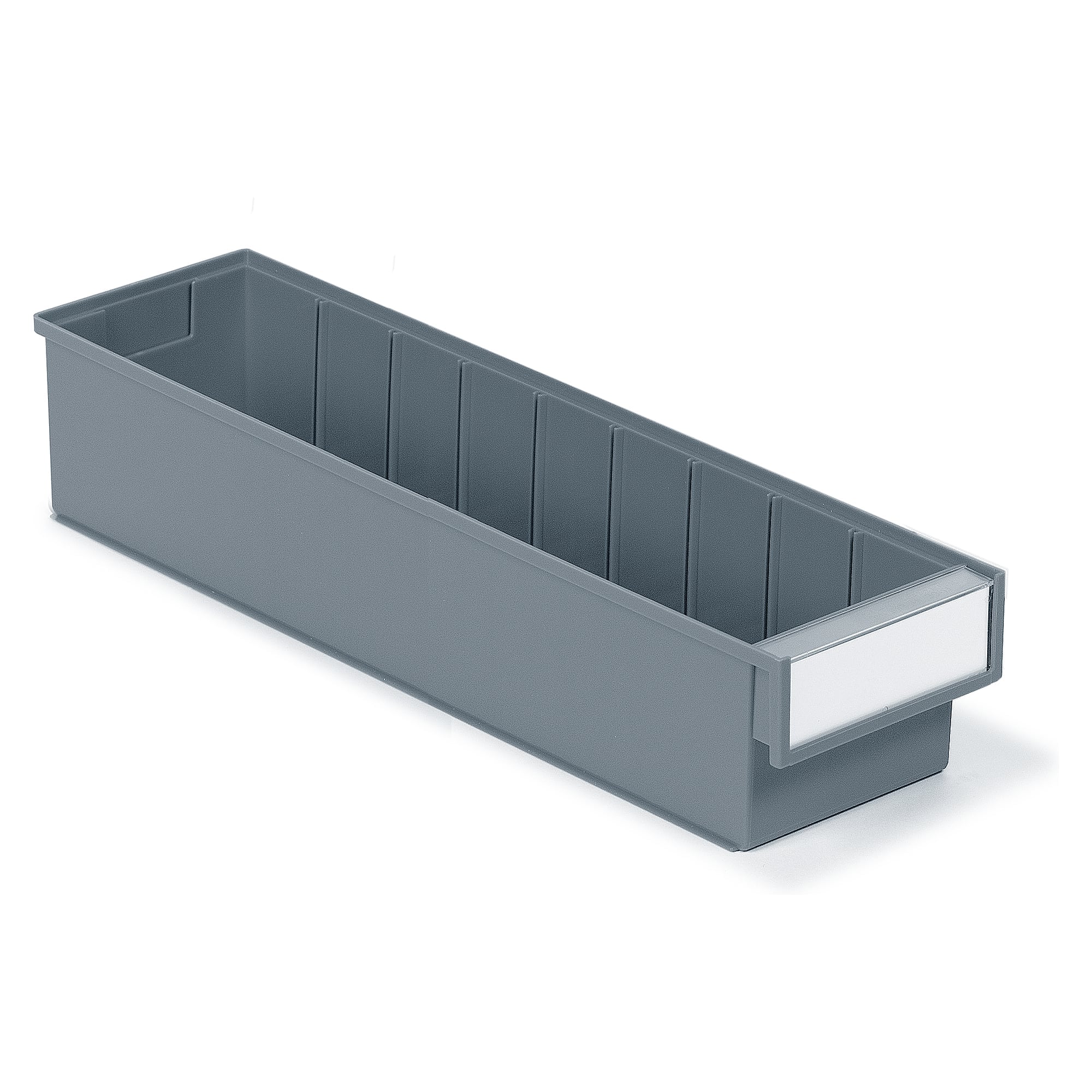 Schubladenbehälter 132x500x100 mm grau, Polypropylen - Treston 5015-3
