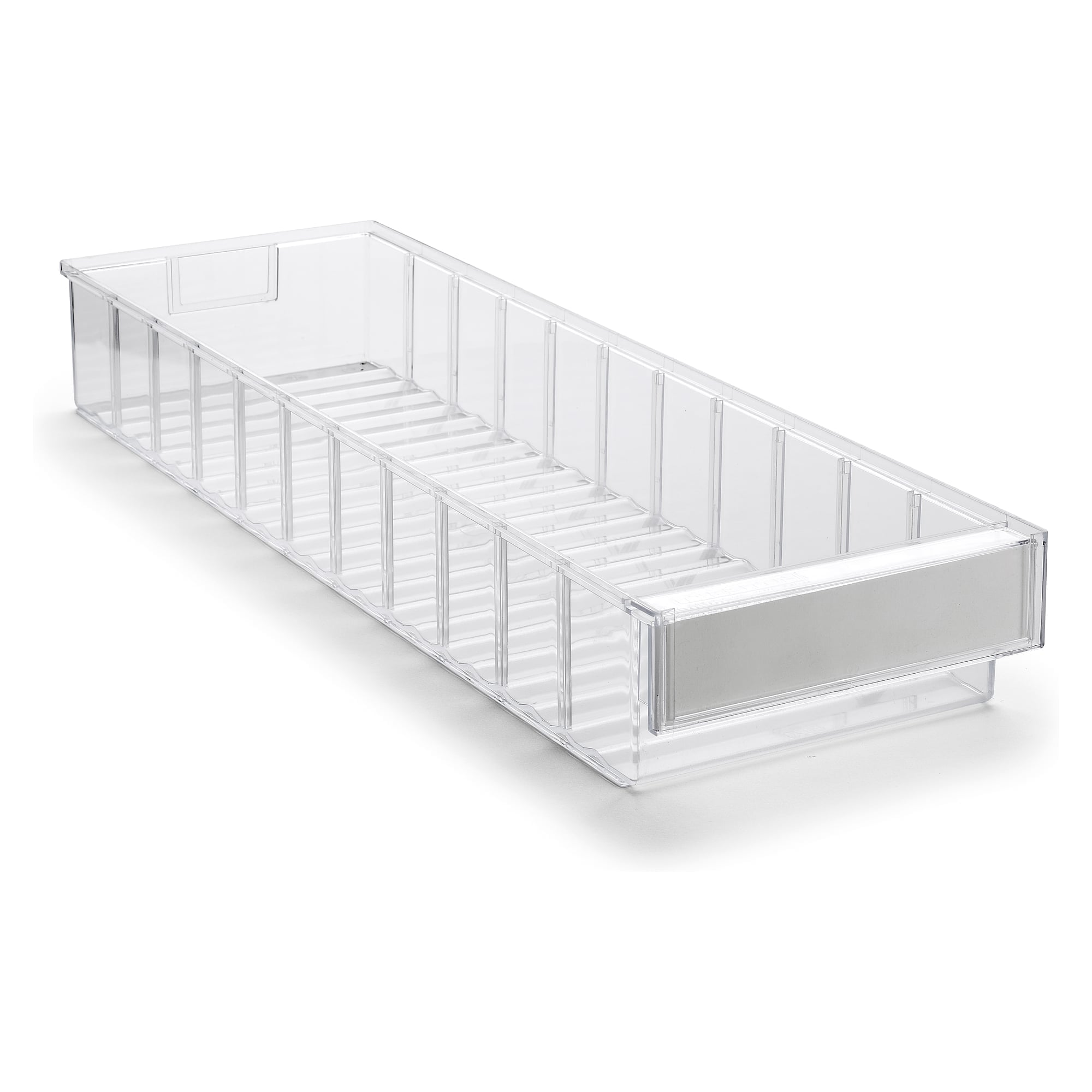 Schublade 186x600x82 mm glasklar, 6,5 l, für Schubladenmagazine - Treston 6020-1
