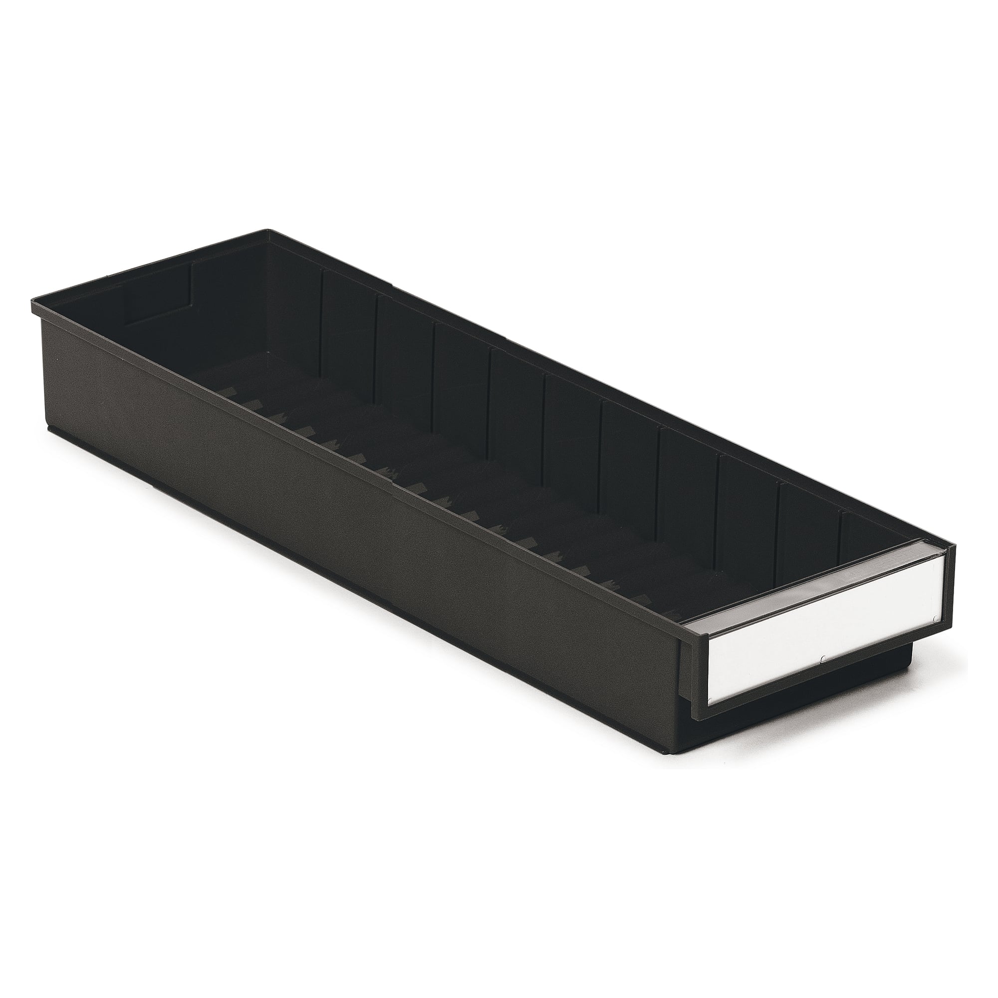 ESD-Schublade 186x600x82 mm schwarz, 6,5 l, für Schubladenmagazine - Treston 6020-4ESD