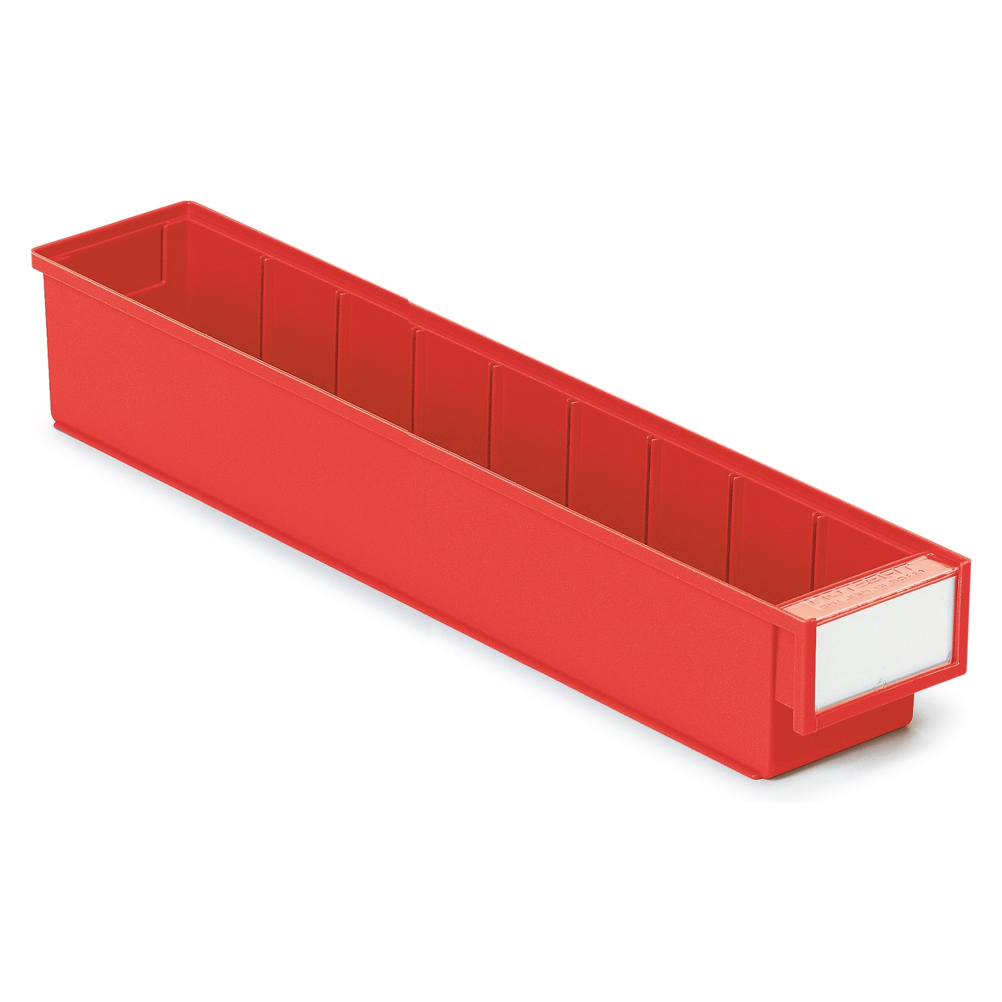 Schubladenbehälter 92x500x82 mm rot, Polypropylen - Treston 5010-5