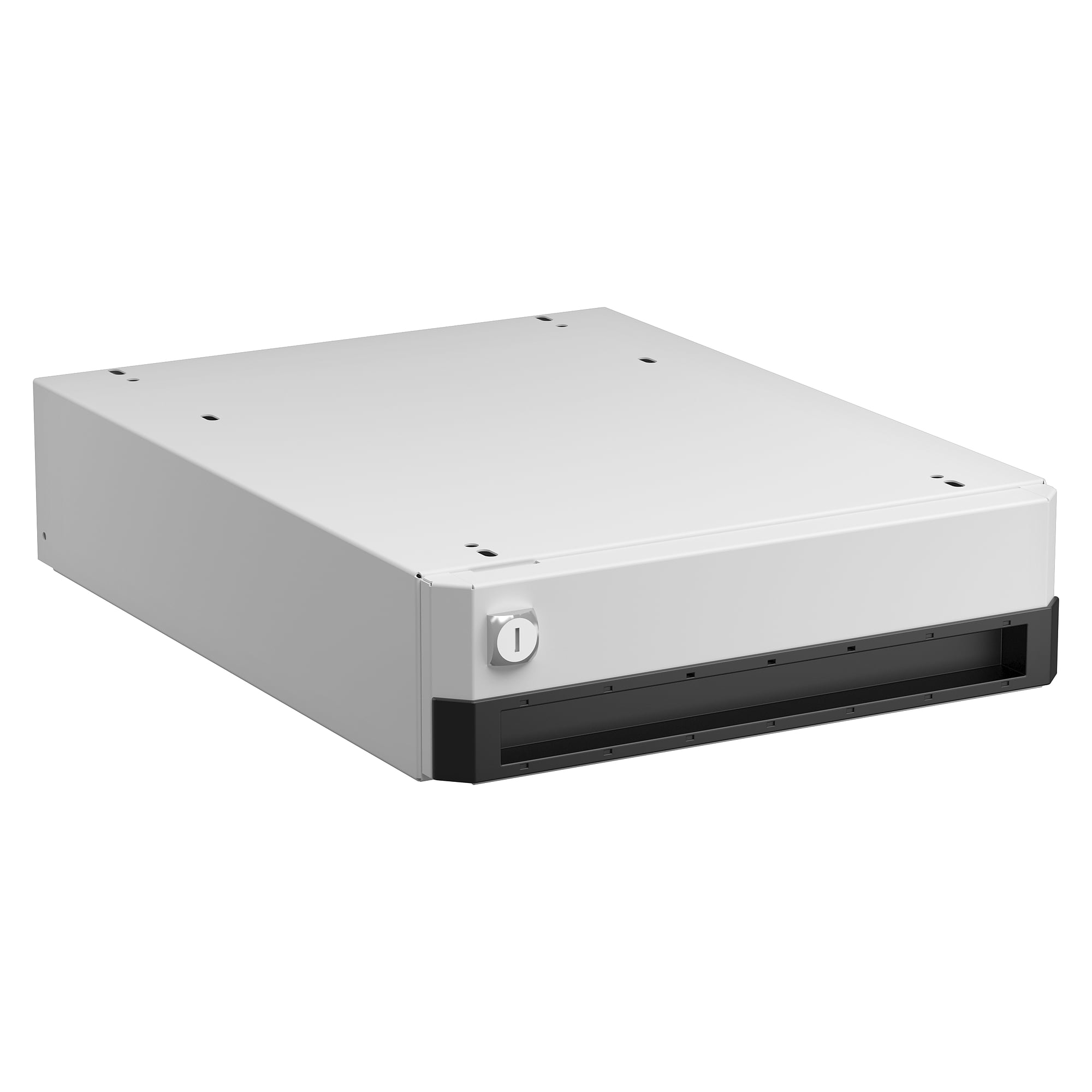 ESD drawer unit DU35/10 with one drawer 100 mm, hanging, light grey - Treston DU3510-49