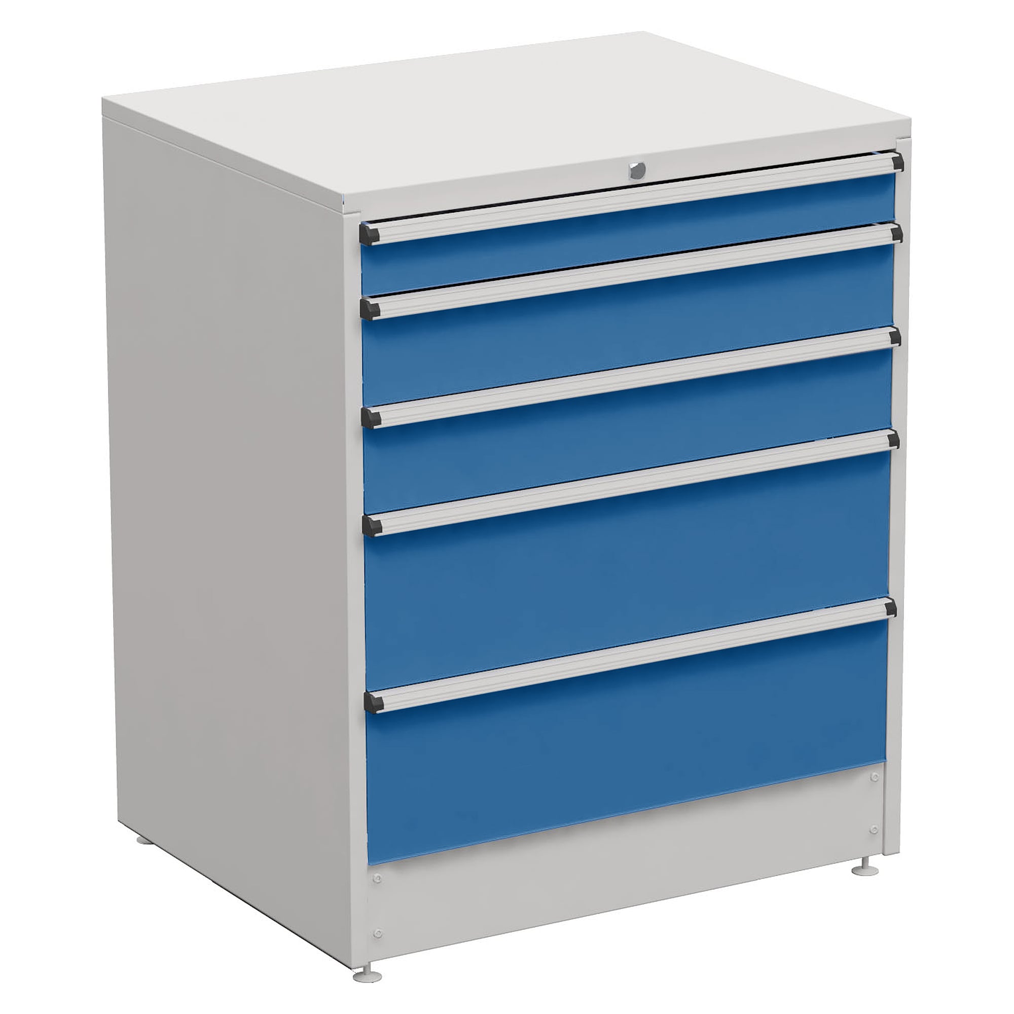 Drawer Block 90/110-33, 910x715x1100 mm, Full Extension, blue - Treston 61407633H