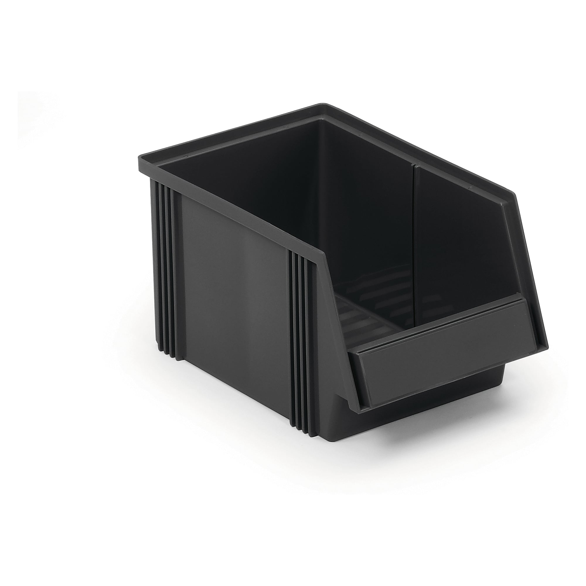 ESD stacking bin 186x300x156 mm, black, 5 l - Treston 1930-4ESD