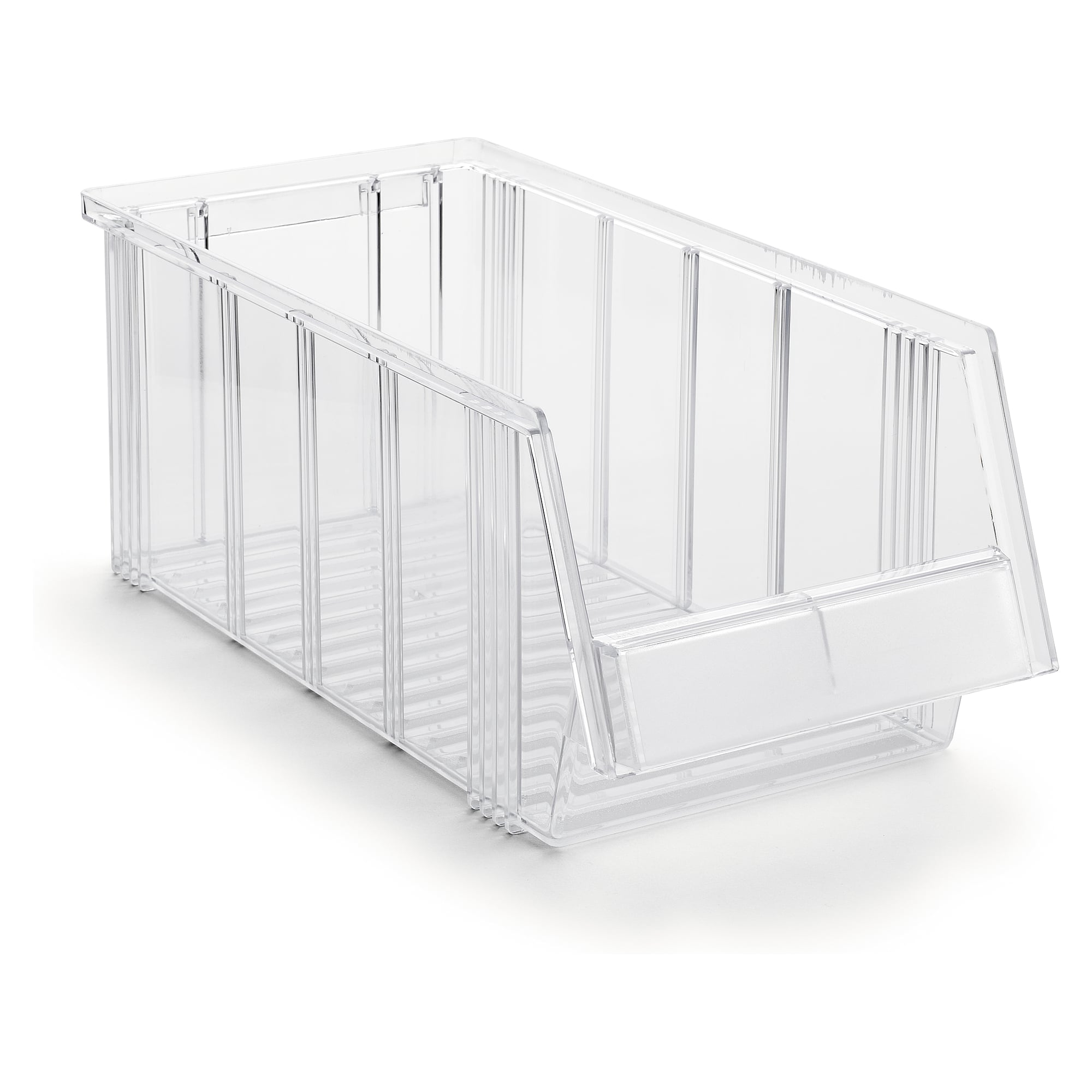 Stacking bin 186x400x156 mm, crystal clear, 7.2 l - Treston 1940-1