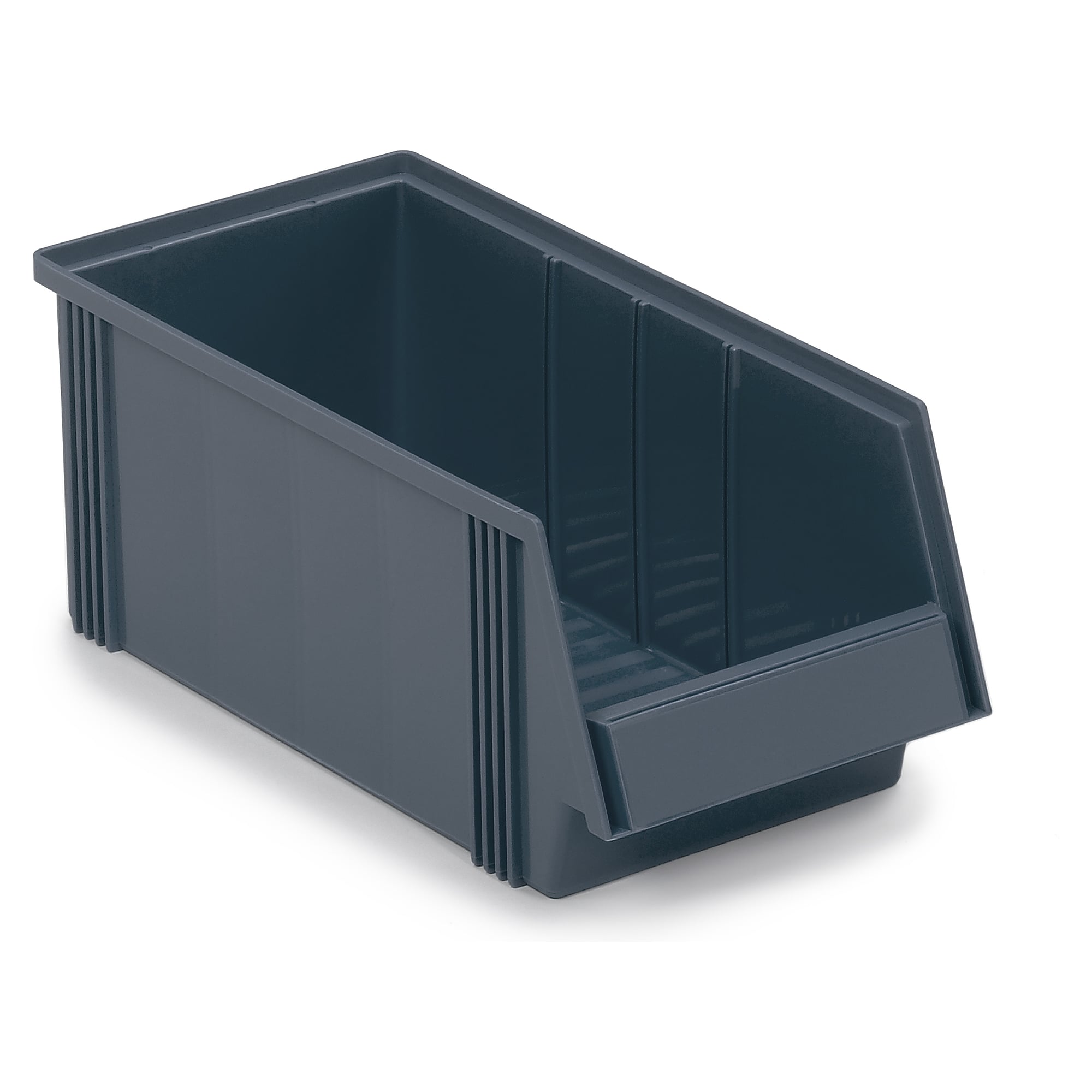 Stacking bin 186x400x156 mm, grey, 7.2 l - Treston 1940-3