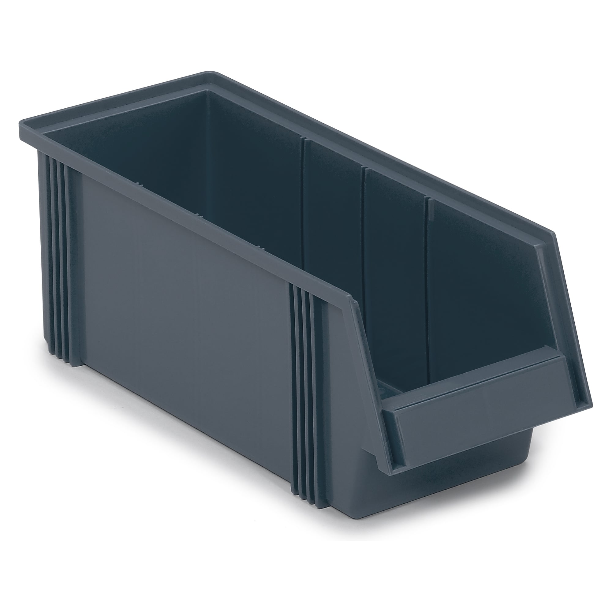 Stacking bin 186x500x182 mm, 9.6 l, grey - Treston 1950-3