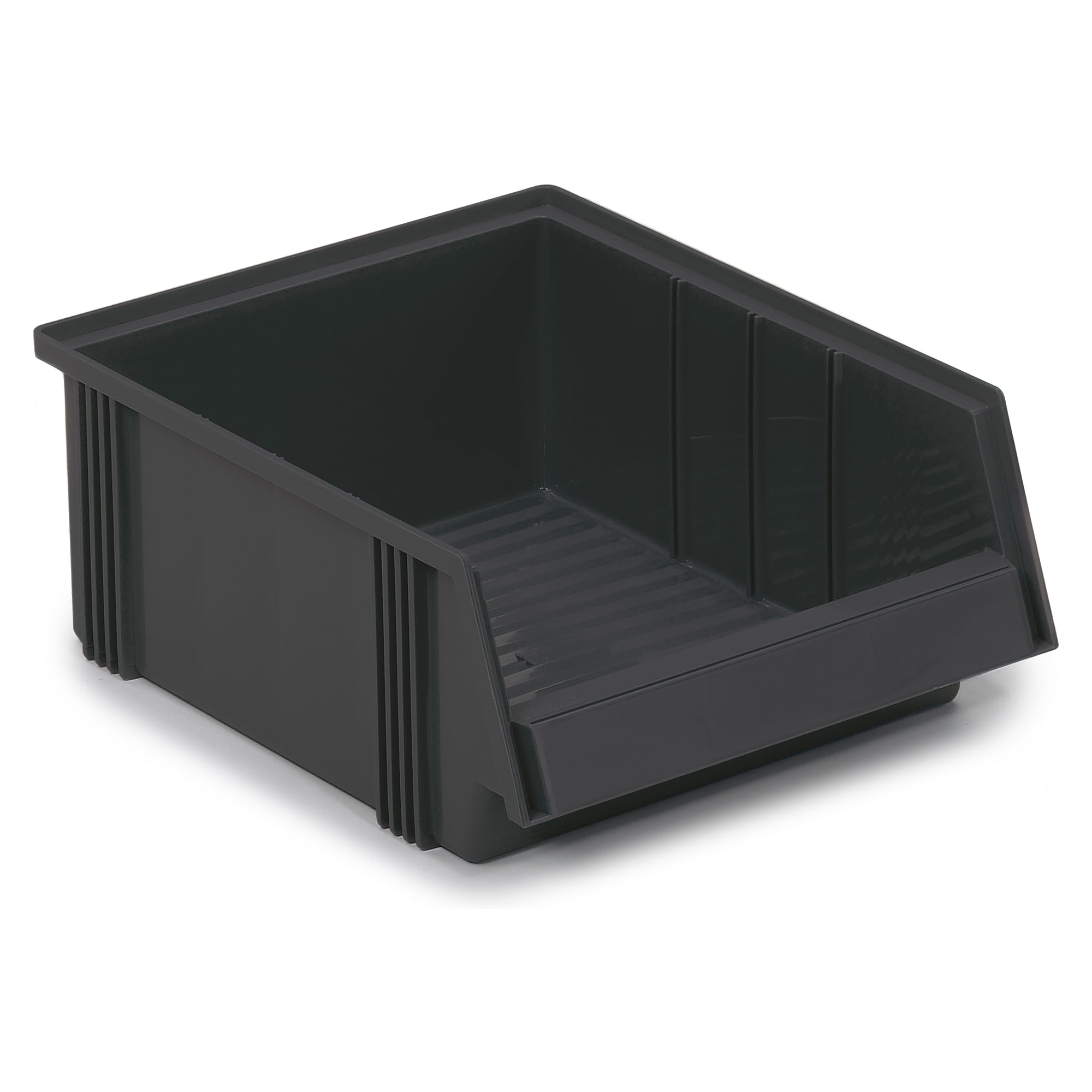 ESD Stacking bin 310x400x156 mm, 11.9 l, black - Treston 3040-4ESD