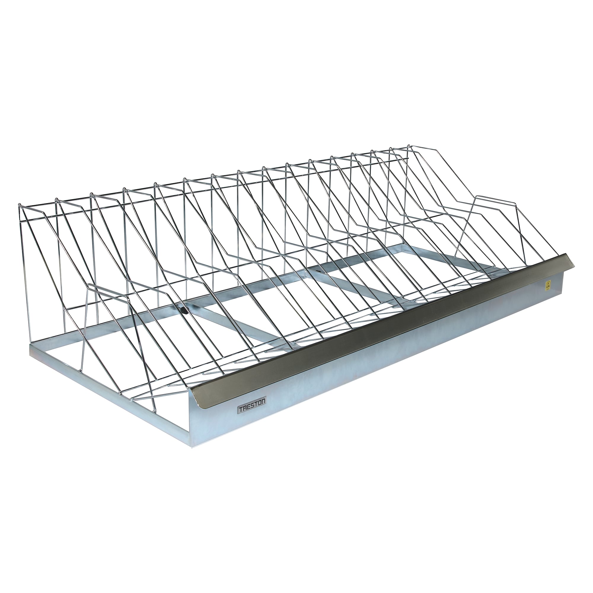 ESD reel rack galvanised for SMD reels, 960x426x254 mm, load capacity 50 kg - Treston RR ESD-Z