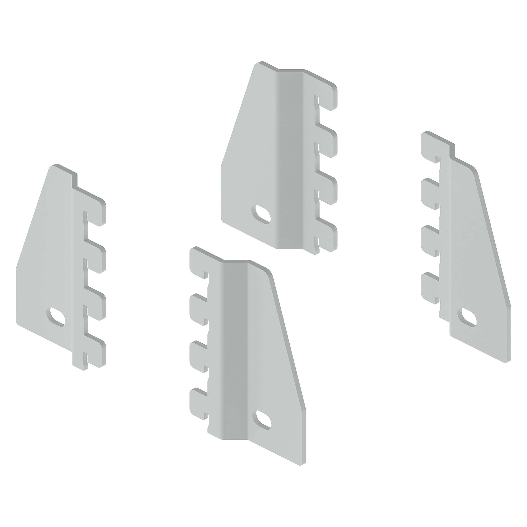 Supports SPM pour tablette supérieure du poste Quick Edge, ESD - Treston SPMTQE-49