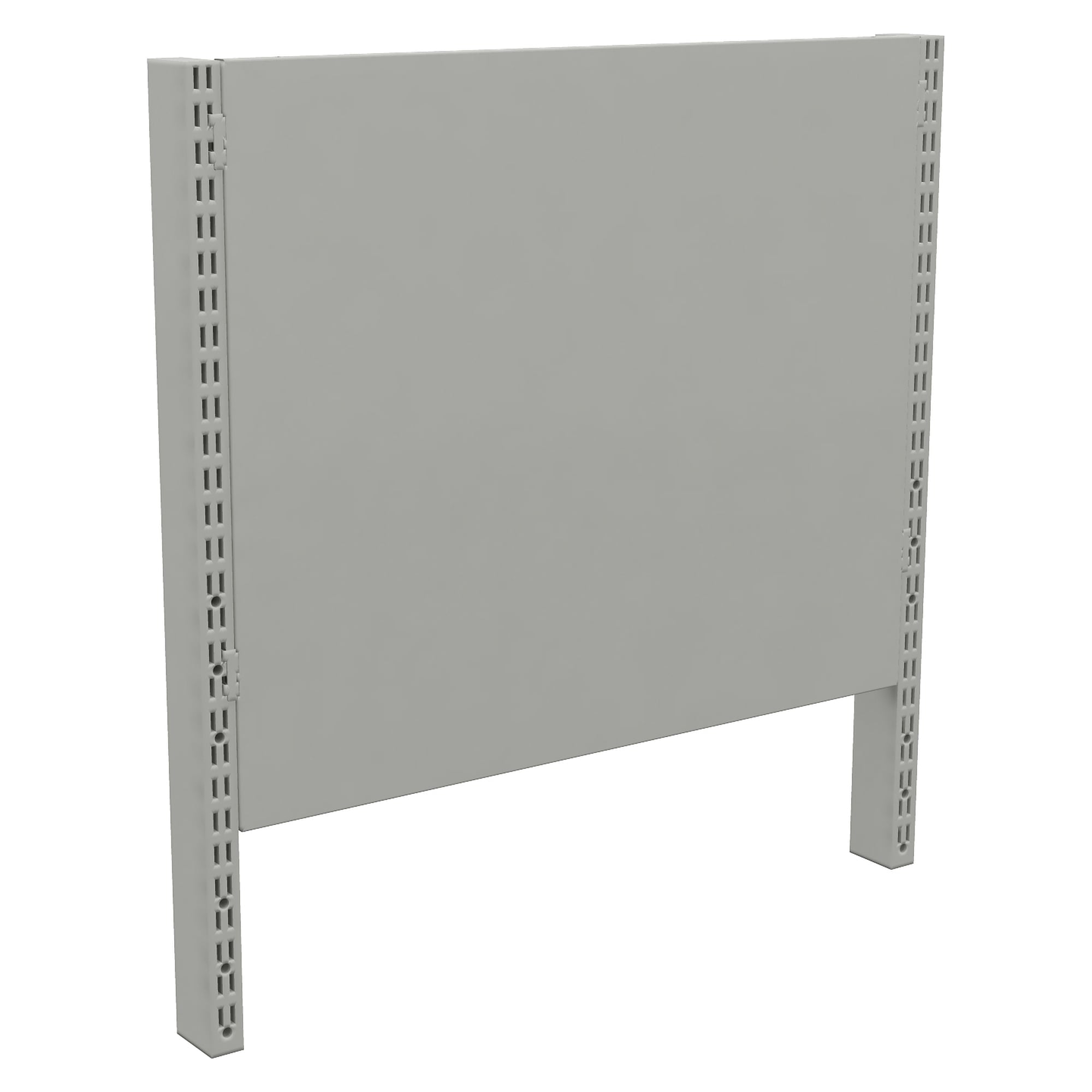 Stahlrückwand M750, 718 x 389 mm, RAL 7035 grau, ESD - Treston 861551-49