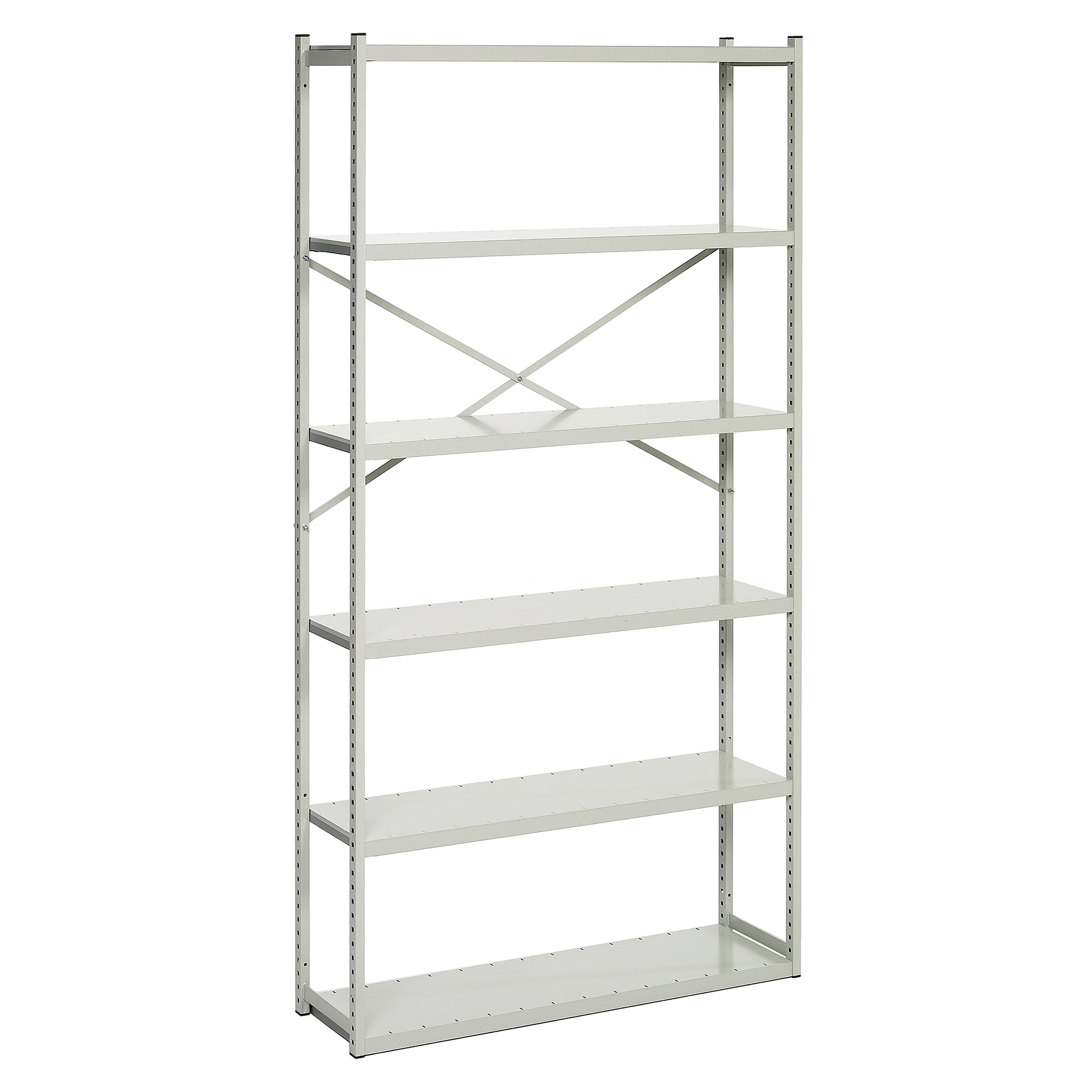 Rayonnage travée standard 1024x600x2000 mm, RAL 7035 gris clair, ESD, 6 tablettes - Treston C31649001P