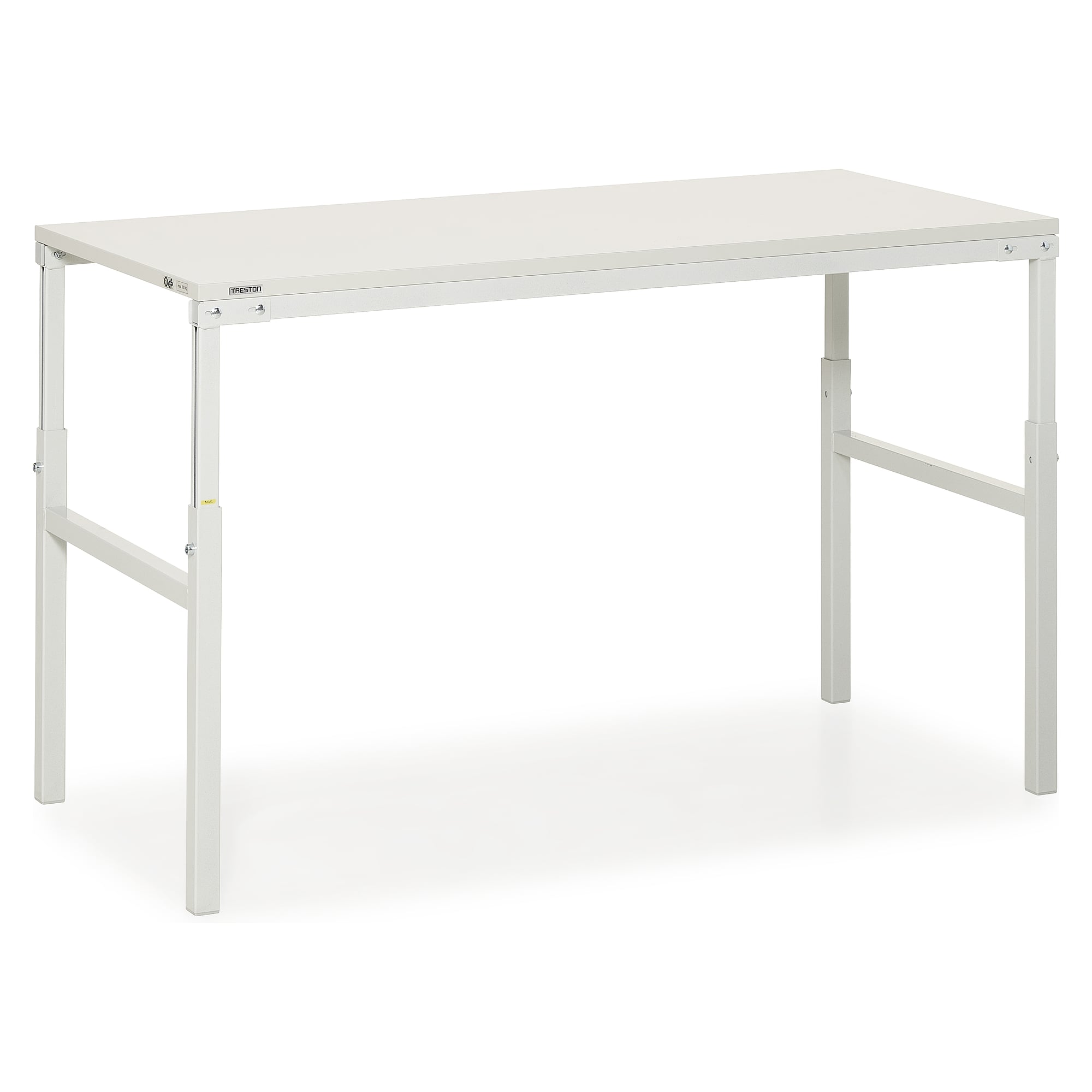 TP workbench ESD, height-adjustable 650-900 mm, 1500x700 mm, max. 300 kg - Treston TP715 ESD