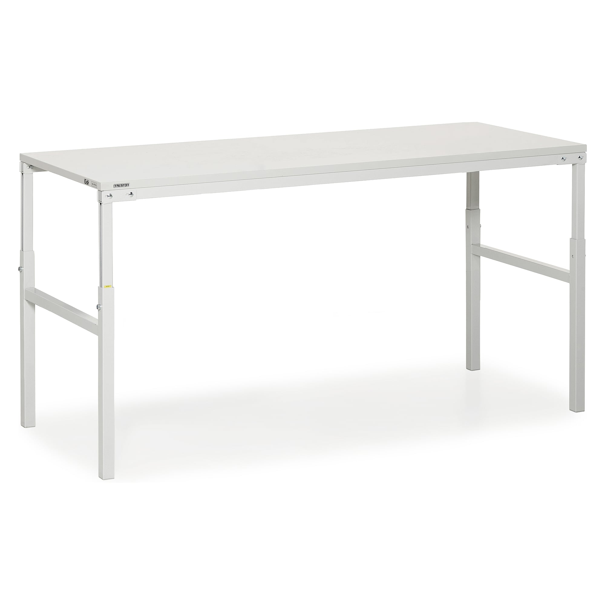 TP workbench ESD, height-adjustable 650-900 mm, 1800x700 mm, max. 300 kg - Treston TP718 ESD