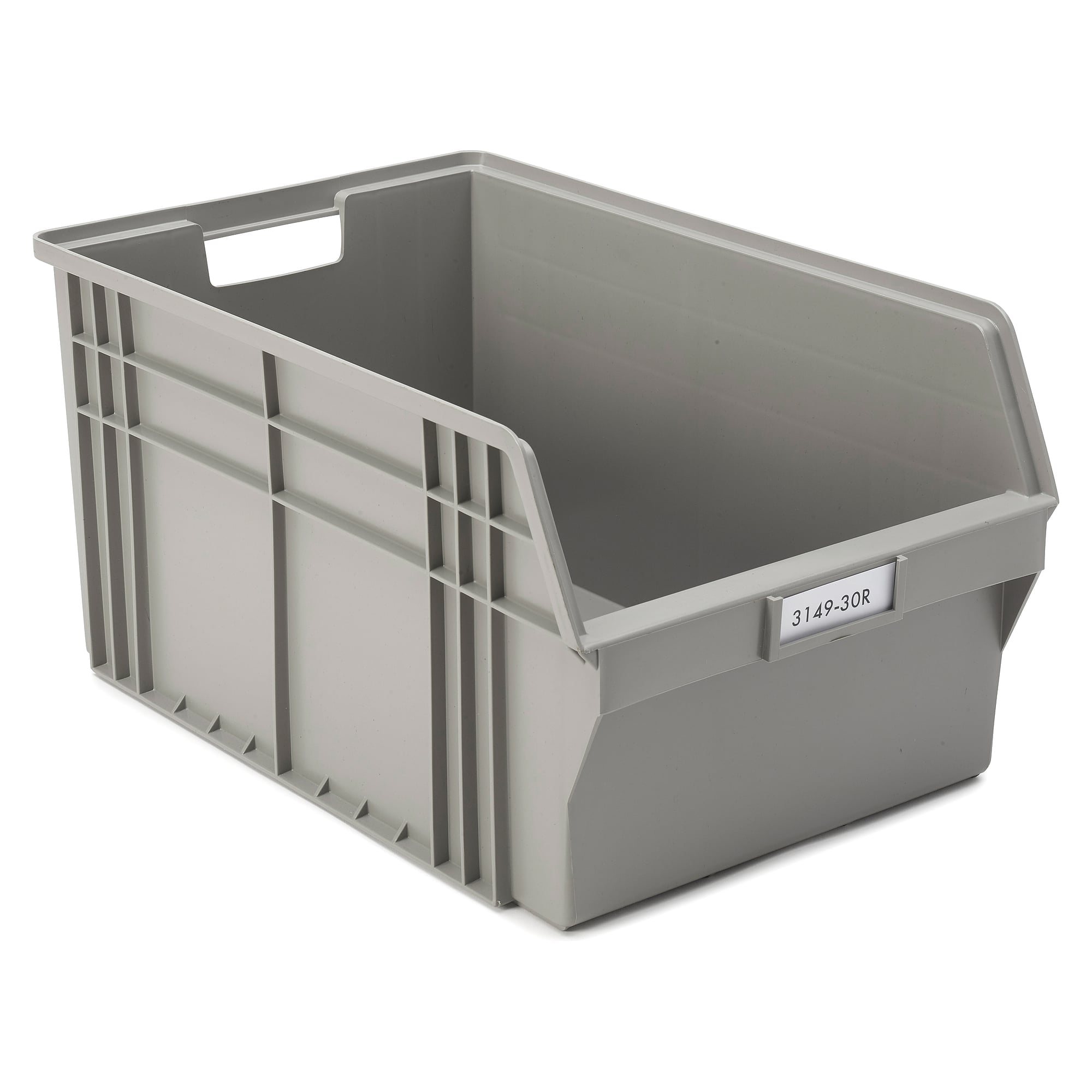 Lagerkasten ReBOX 310x490x250 mm grau, 22,6 l, recyceltes PP - Treston 3149-30R