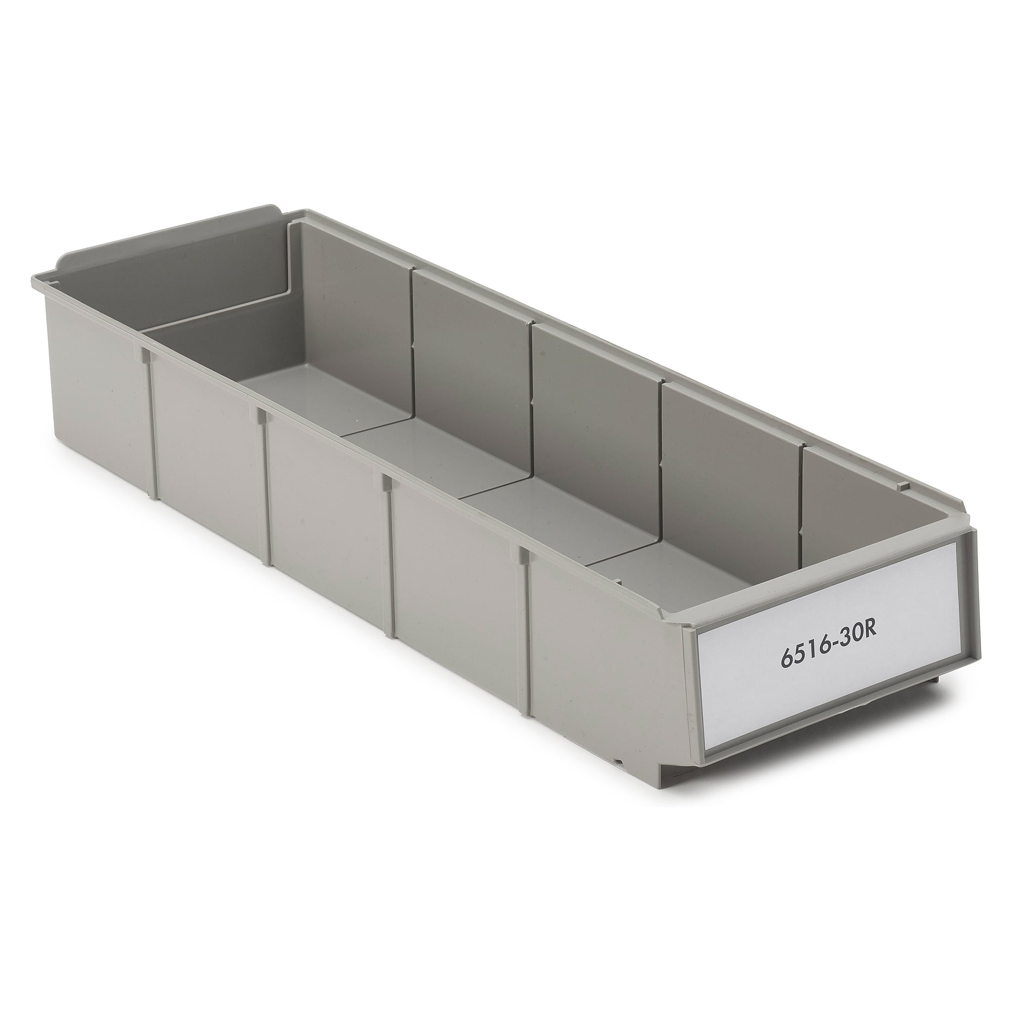 ReBOX Schublade 160x500x85 mm, 5,2 l, recyceltes PP, grau - Treston 6516-30R