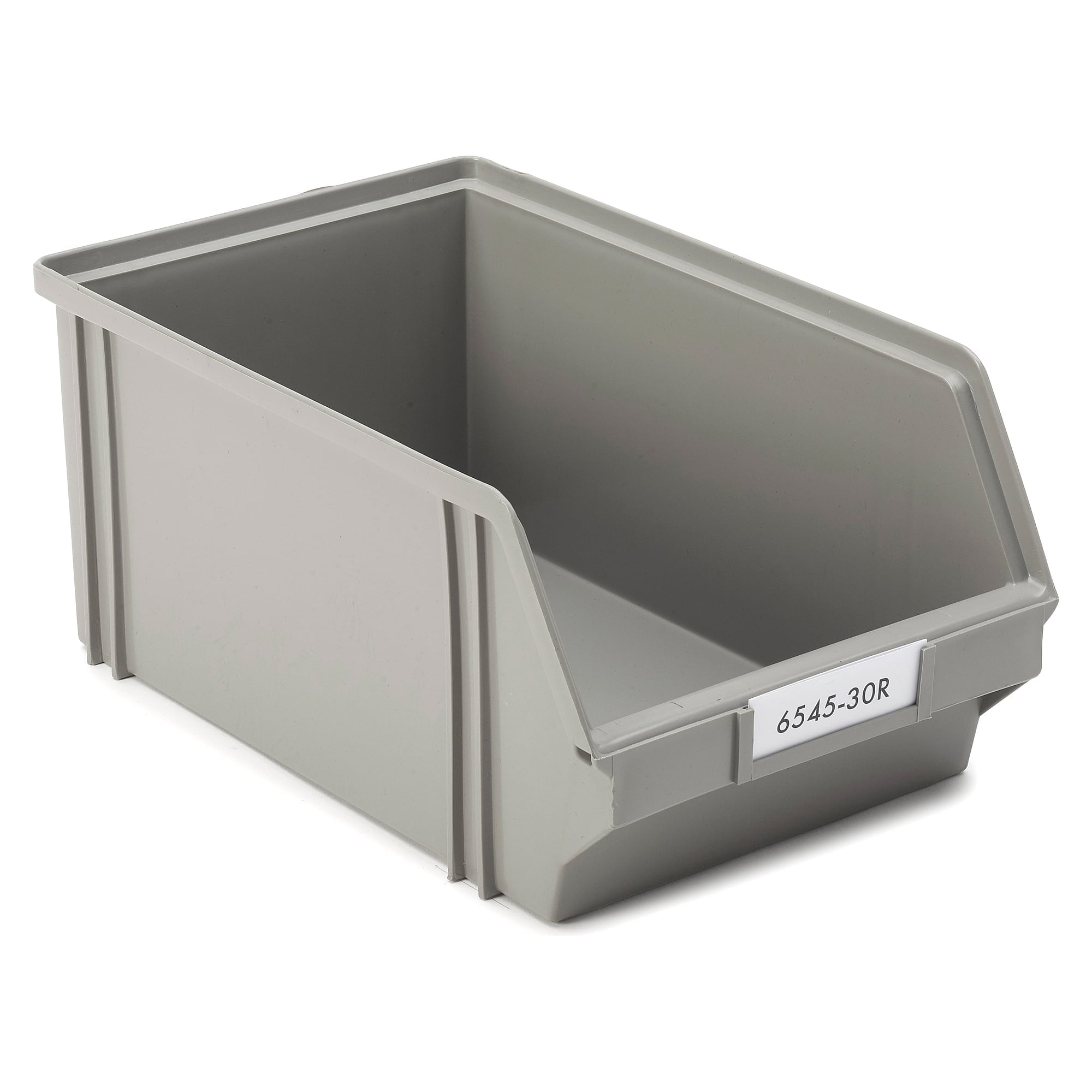 ReBOX Sichtlagerkasten 205x340x153 mm, 7,2 l, recyceltes PP, grau - Treston 6545-30R