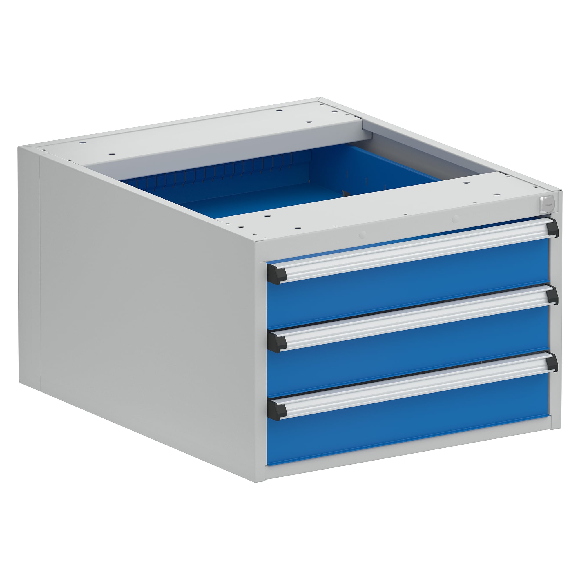 Under-bench drawer unit 53/36-2, 3 drawers 100 mm, 530 x 640 mm - Treston 5336002-07