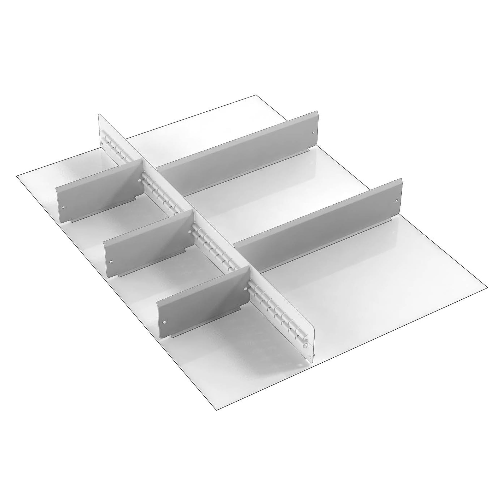 Kit de séparateurs 3 en acier pour tiroir 55/100 - Treston 873003-49