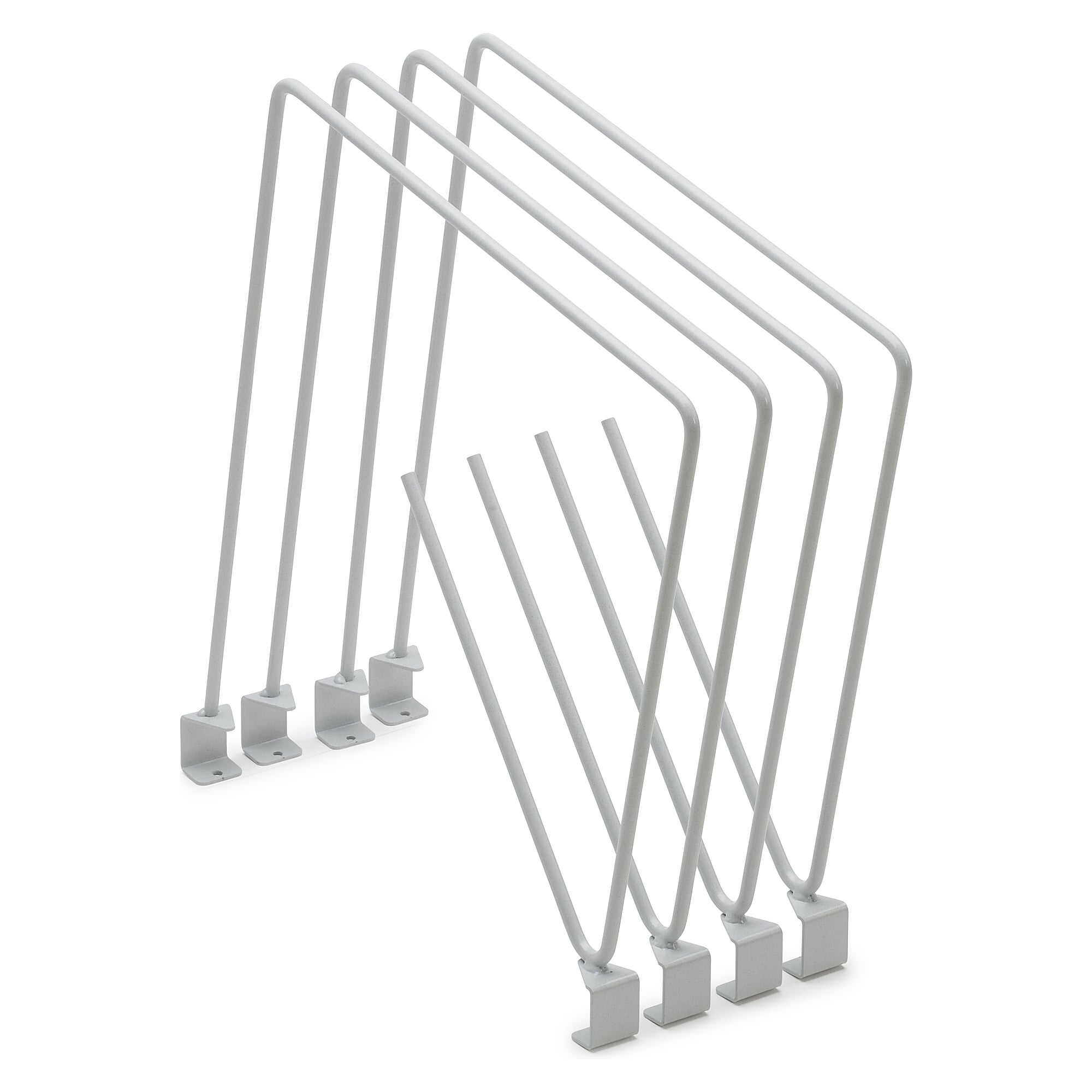 Unterteilerbügel-Set für TTS-Stahl-Fachböden, Tiefe 300 mm, 4 Stück - Treston PDH300-49