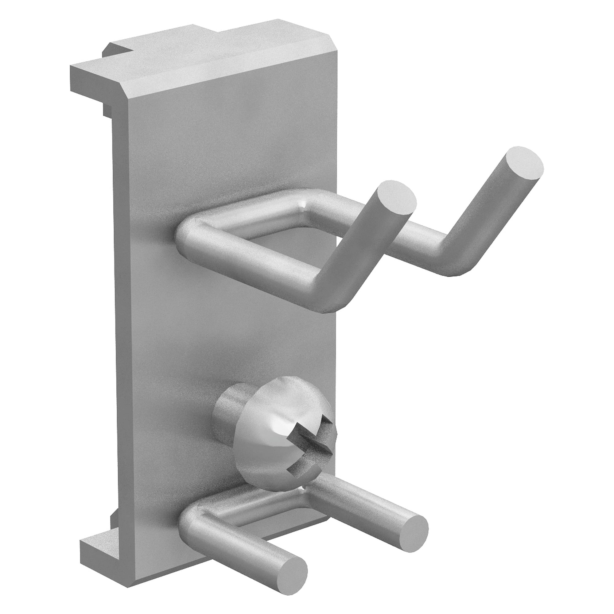 ESD hook R10 for perforated panels, 33 mm, gap 17 mm, 10 kg, pack of 5 - Treston 853228-51