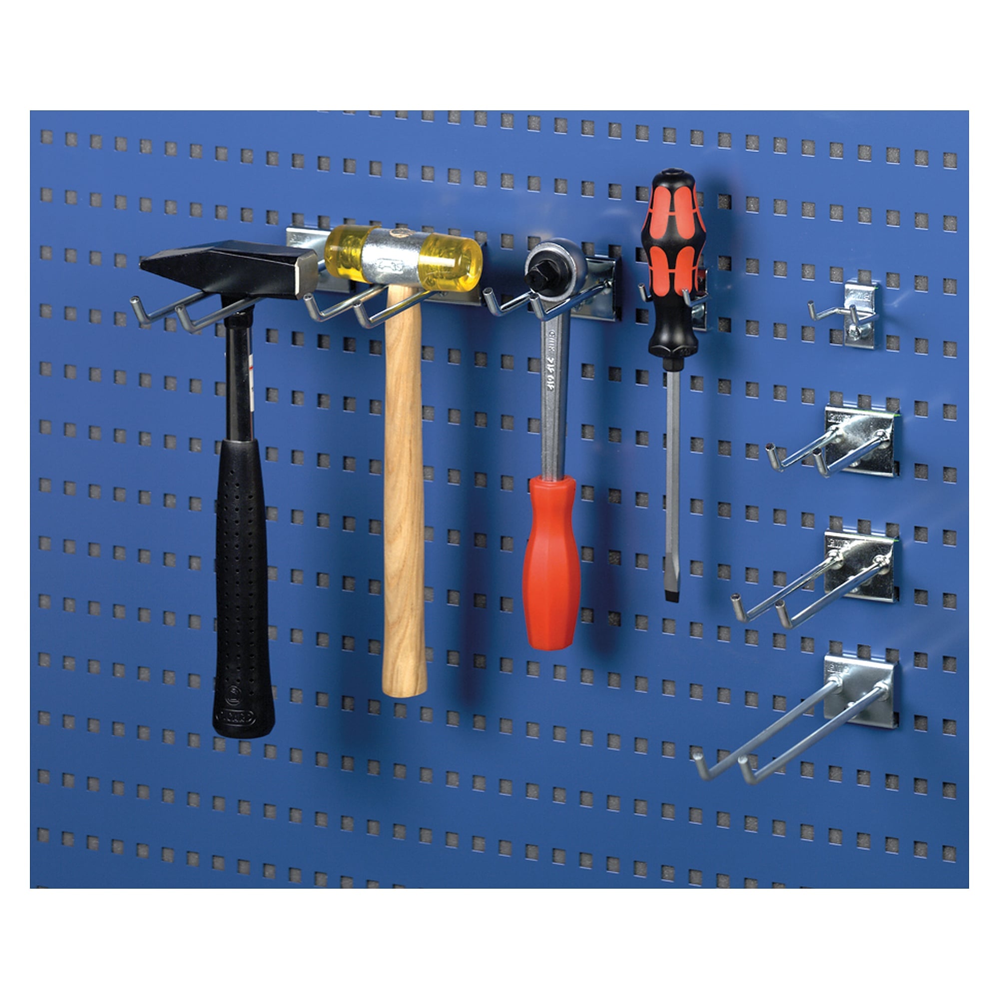 ESD hook R2 for perforated panels, 100 mm, gap 25 mm, 15 kg, pack of 5 - Treston 853221-51